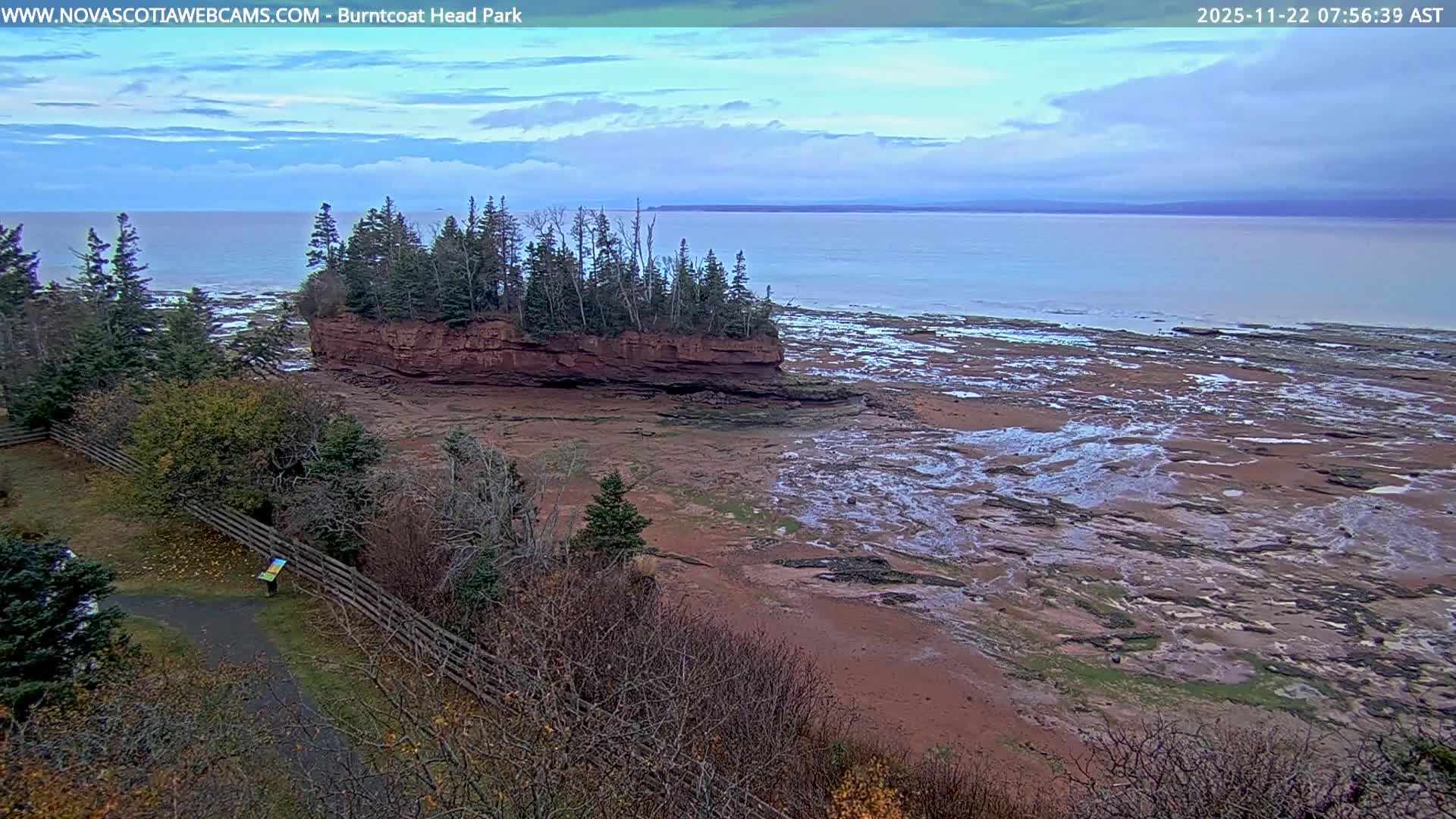 Burntcoat Head Park & Minas Basin Live Cam - East Hants, Hants, Nova Scotia, Canada