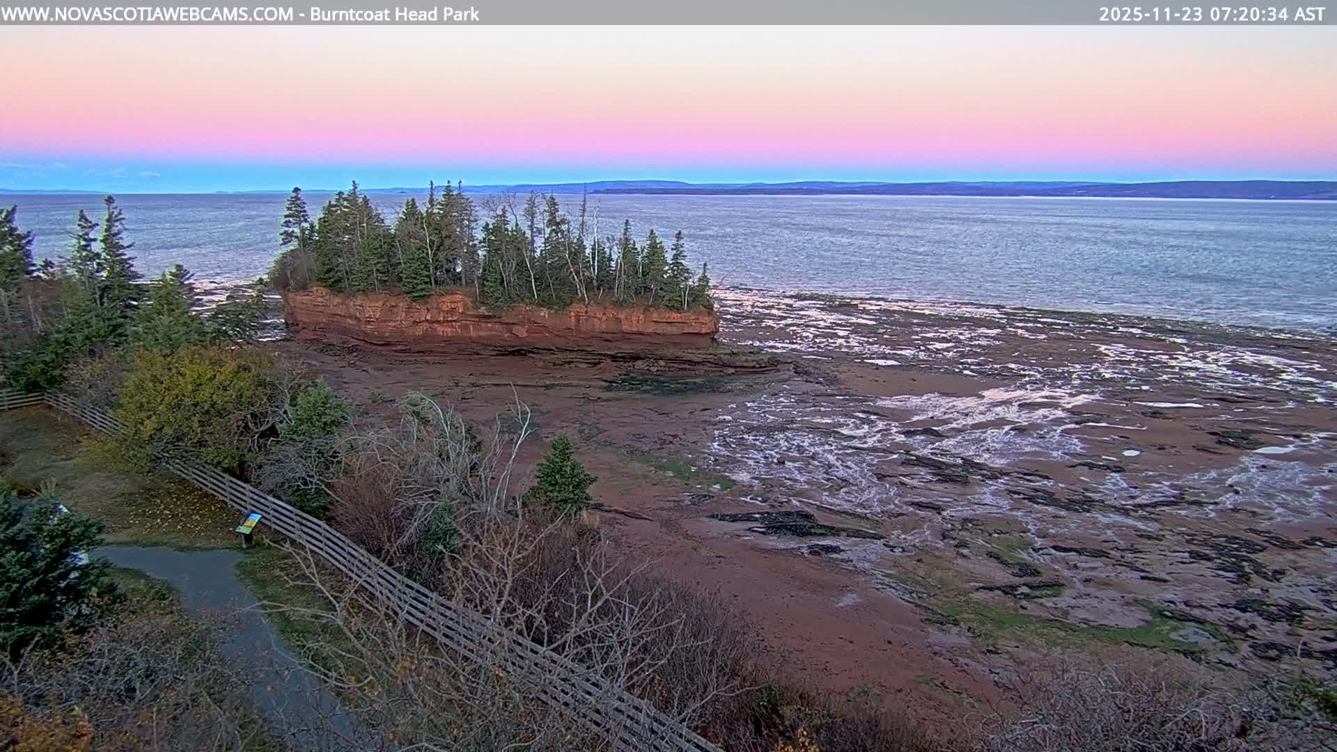 Burntcoat Head Park & Minas Basin Live Cam - East Hants, Hants, Nova Scotia, Canada