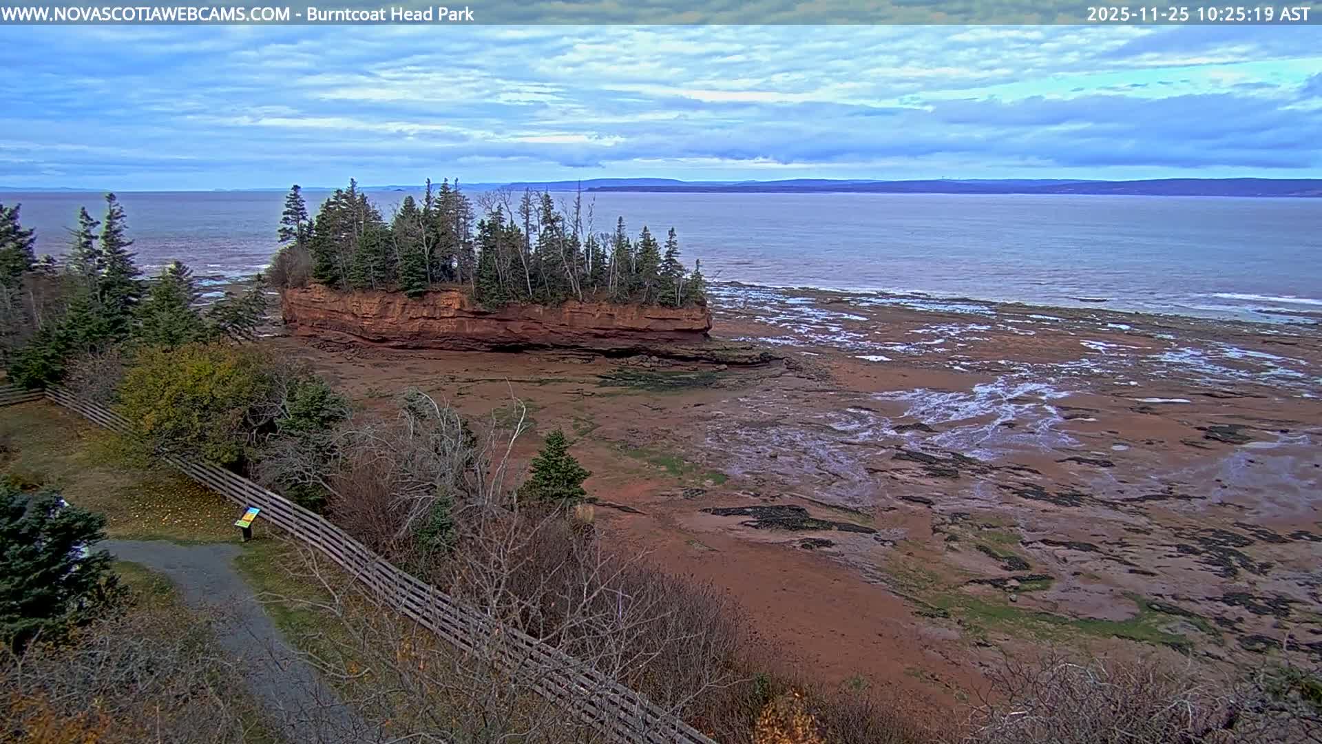 Burntcoat Head Park & Minas Basin Live Cam - East Hants, Hants, Nova Scotia, Canada