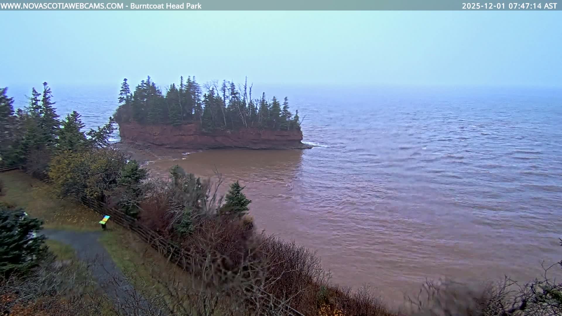 Burntcoat Head Park & Minas Basin Live Cam - East Hants, Hants, Nova Scotia, Canada