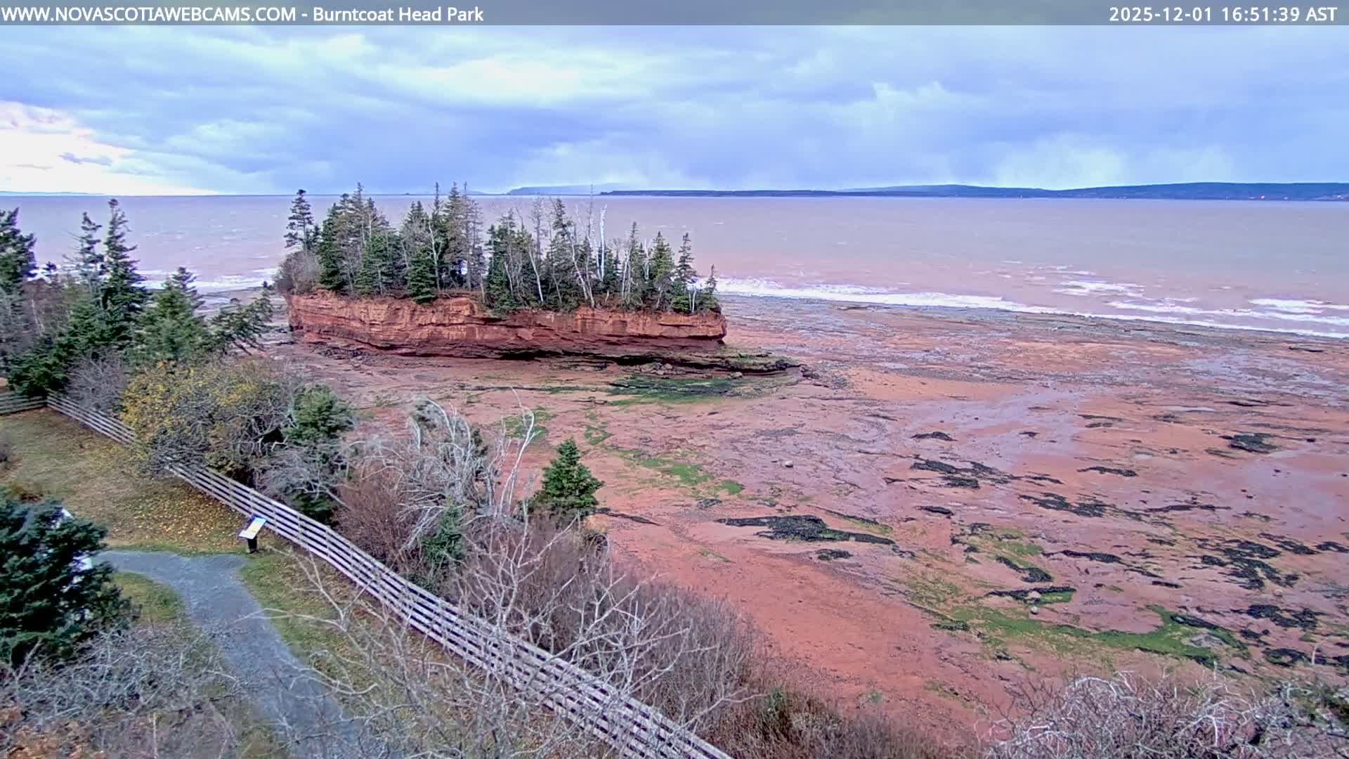 Burntcoat Head Park & Minas Basin Live Cam - East Hants, Hants, Nova Scotia, Canada