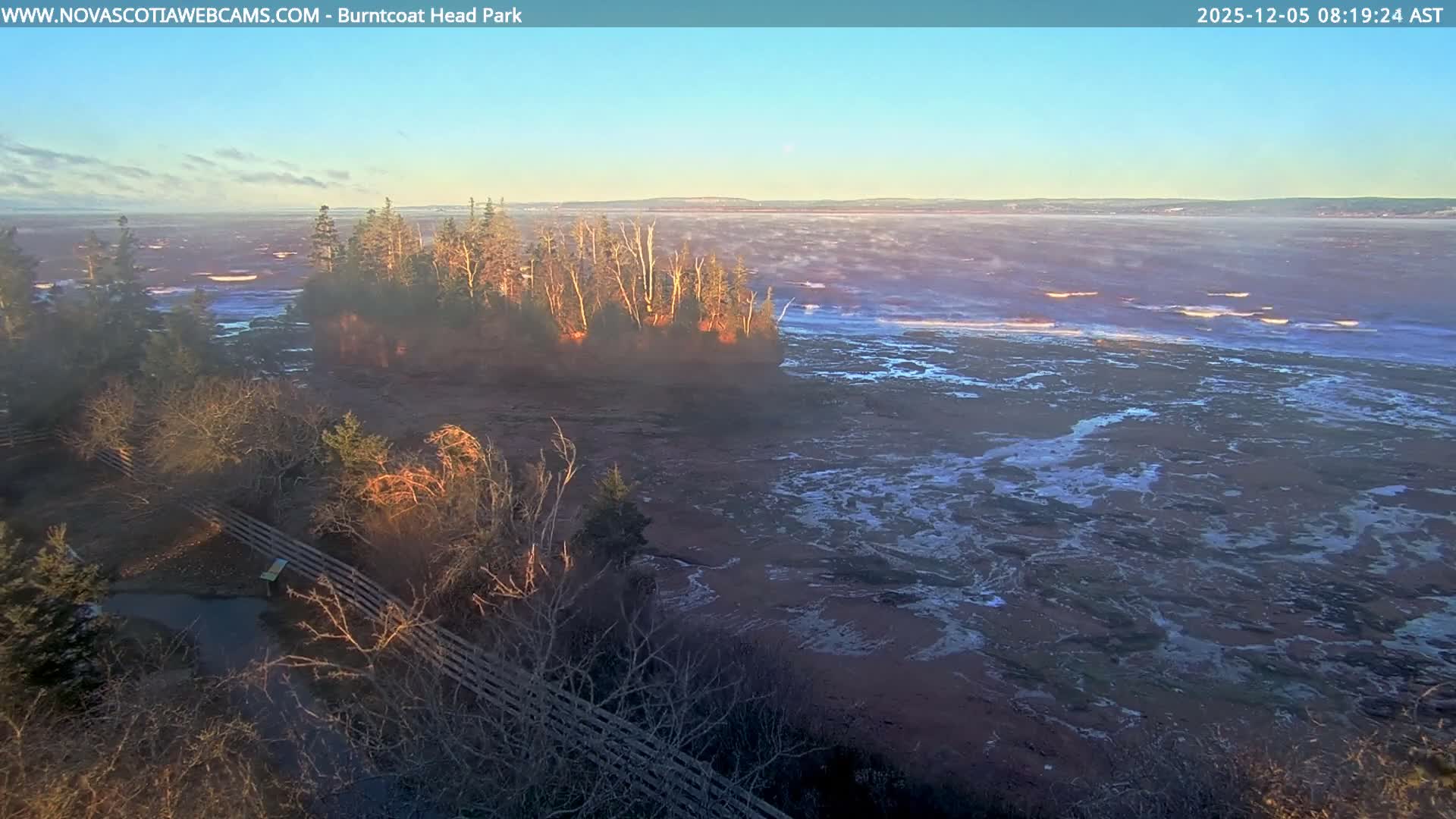 Burntcoat Head Park & Minas Basin Live Cam - East Hants, Hants, Nova Scotia, Canada