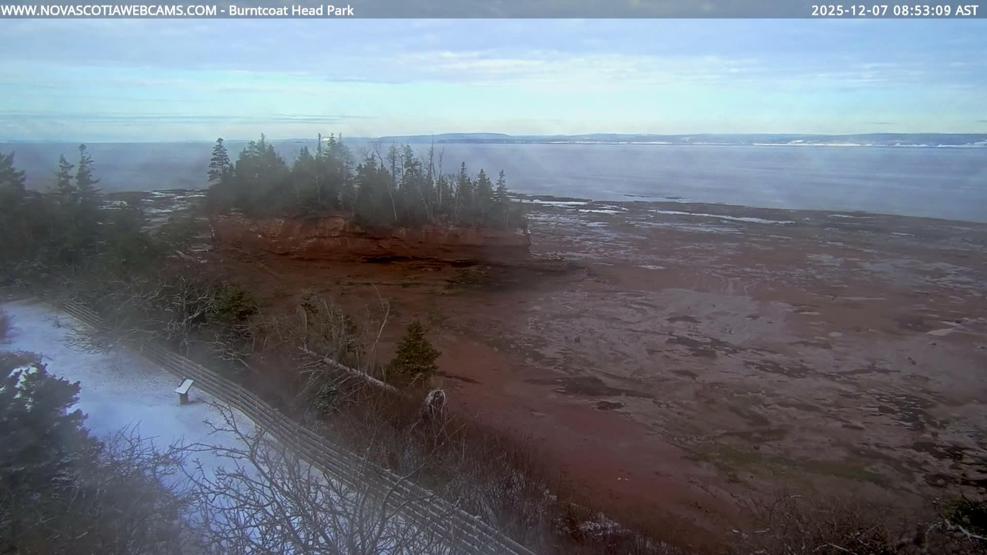 Burntcoat Head Park & Minas Basin Live Cam - East Hants, Hants, Nova Scotia, Canada
