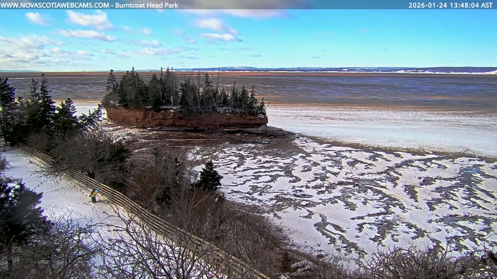 Burntcoat Head Park & Minas Basin Live Cam - East Hants, Hants, Nova Scotia, Canada
