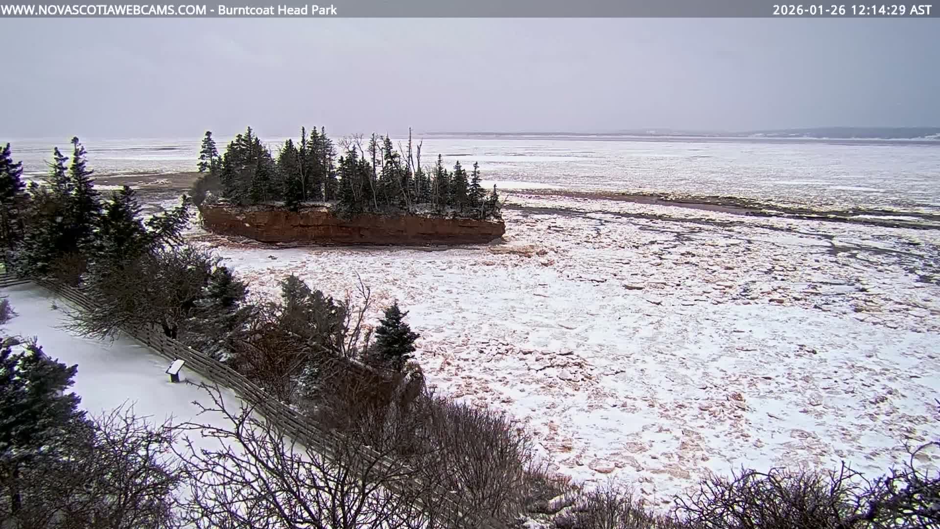 Burntcoat Head Park & Minas Basin Live Cam - East Hants, Hants, Nova Scotia, Canada