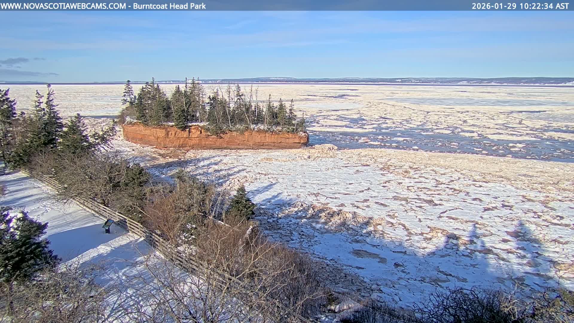 Burntcoat Head Park & Minas Basin Live Cam - East Hants, Hants, Nova Scotia, Canada