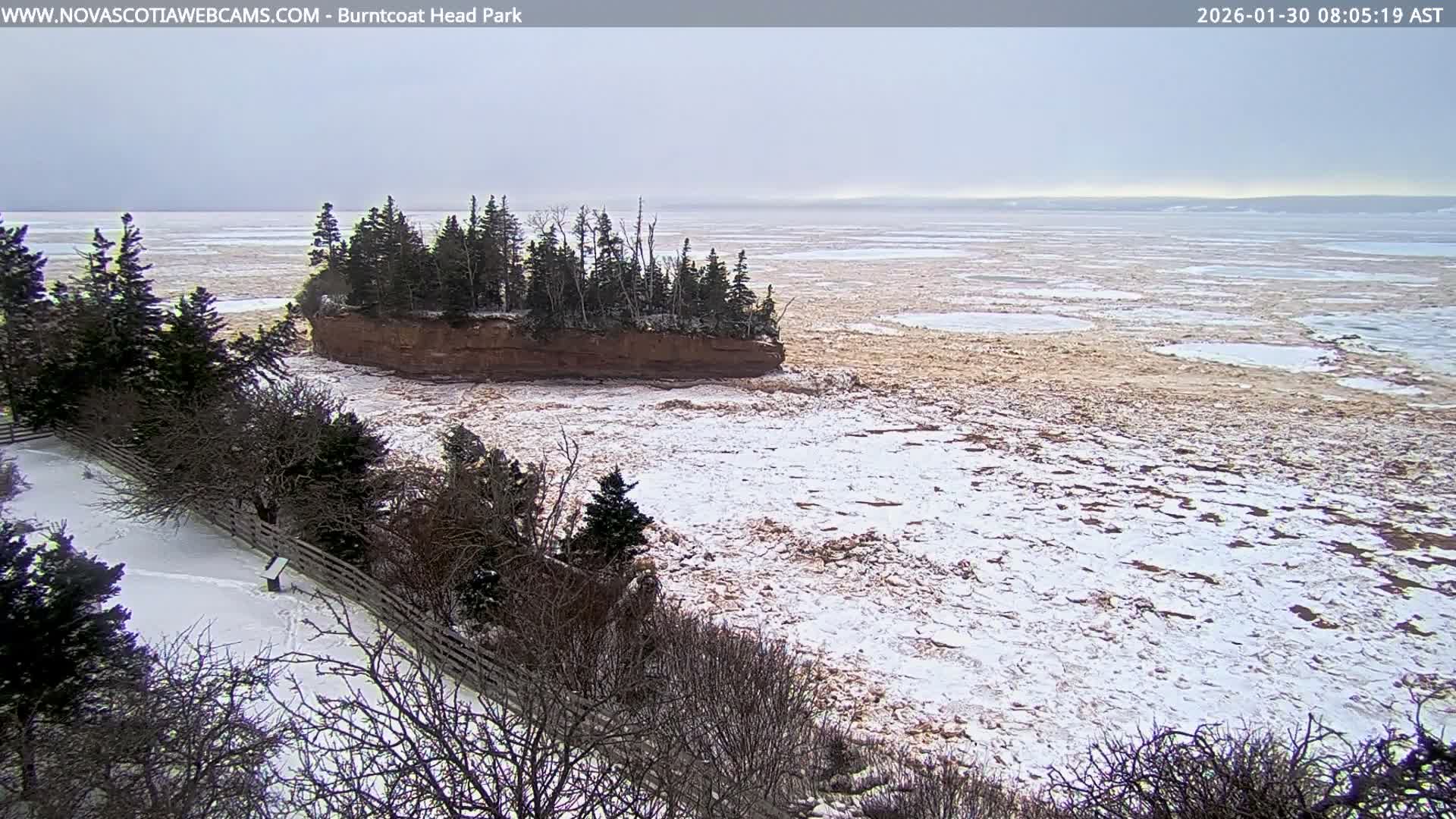Burntcoat Head Park & Minas Basin Live Cam - East Hants, Hants, Nova Scotia, Canada