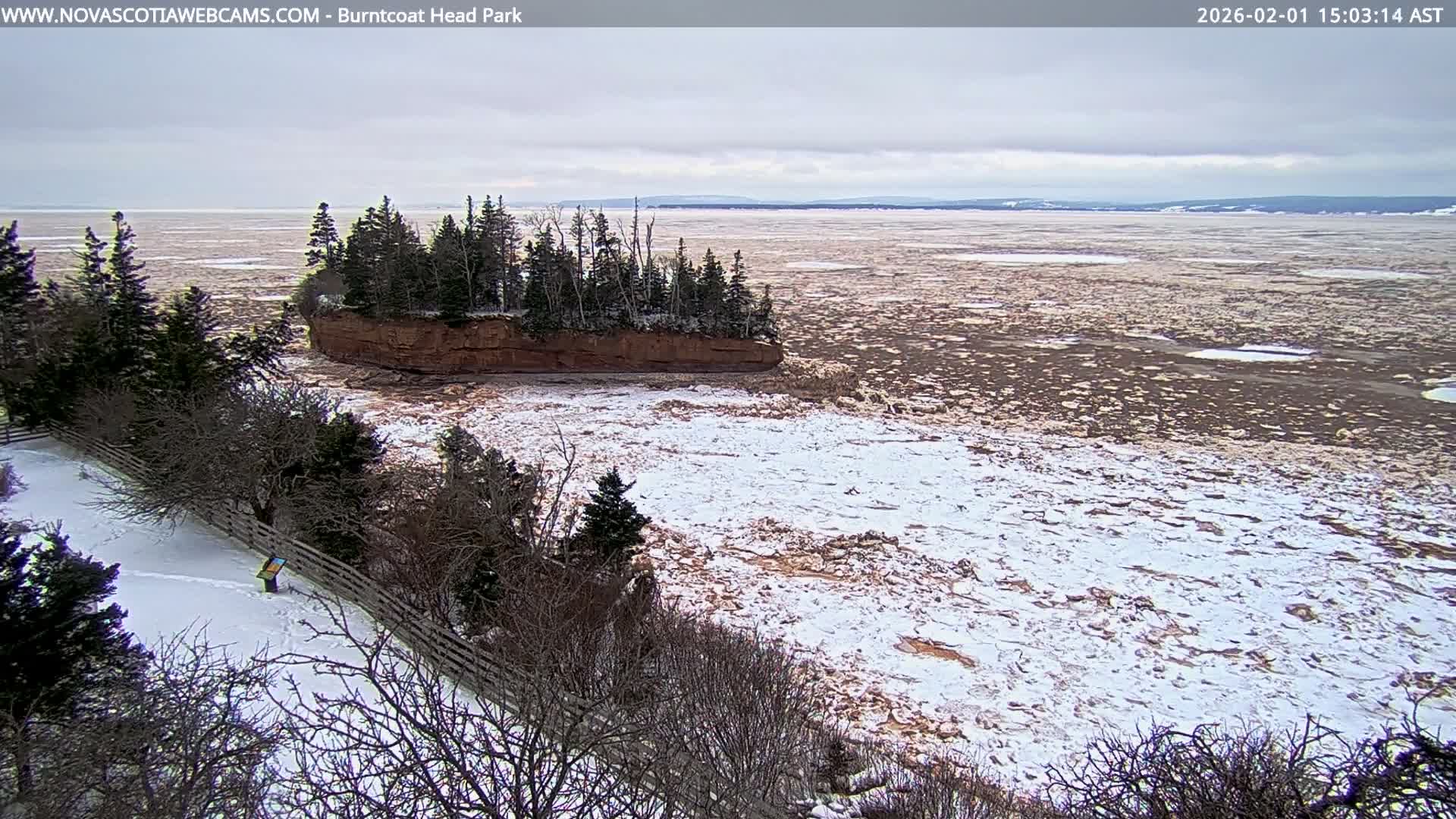 Burntcoat Head Park & Minas Basin Live Cam - East Hants, Hants, Nova Scotia, Canada
