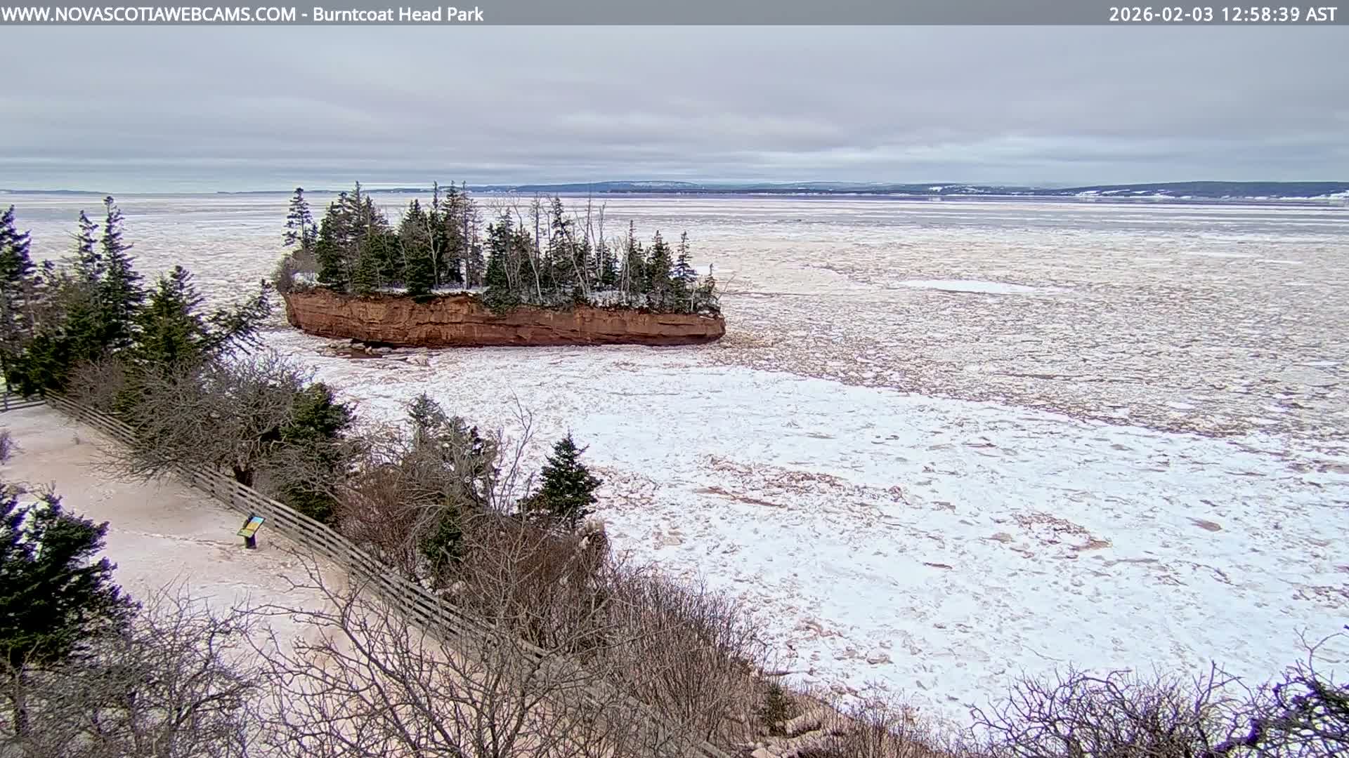 Burntcoat Head Park & Minas Basin Live Cam - East Hants, Hants, Nova Scotia, Canada