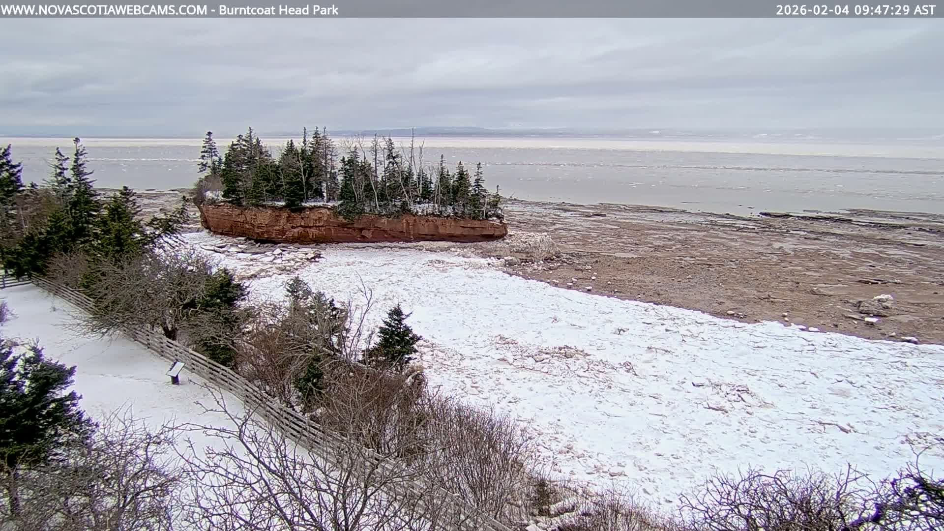 Burntcoat Head Park & Minas Basin Live Cam - East Hants, Hants, Nova Scotia, Canada