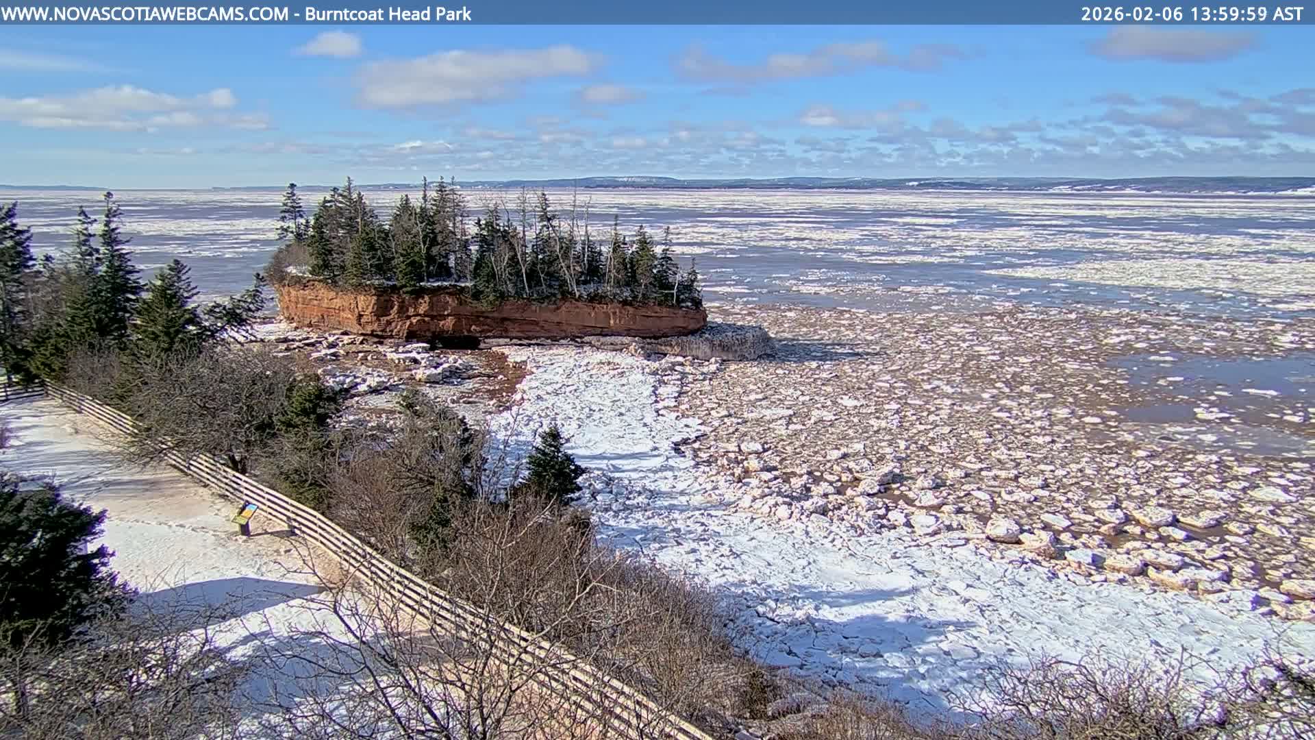 Burntcoat Head Park & Minas Basin Live Cam - East Hants, Hants, Nova Scotia, Canada