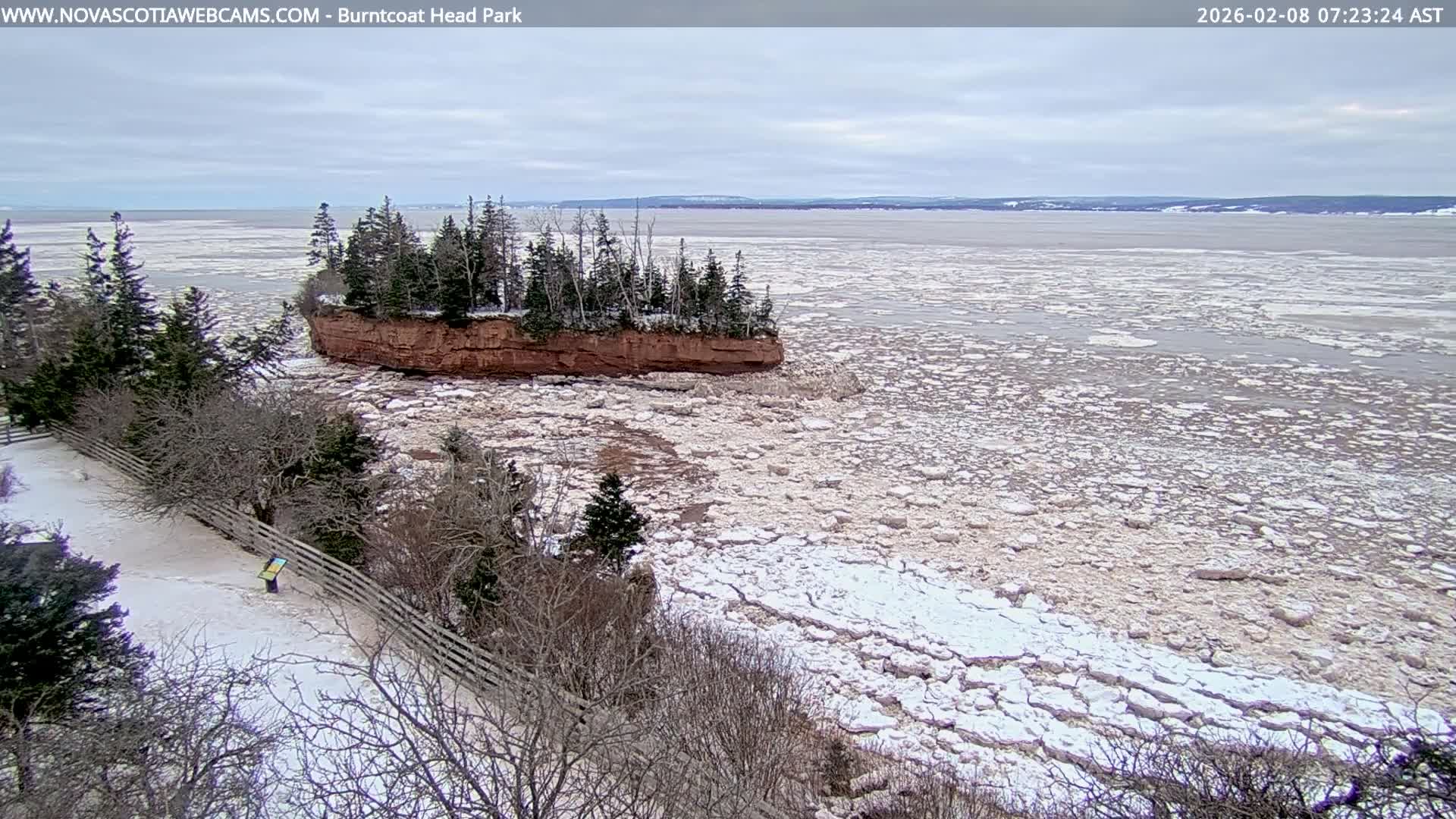 Burntcoat Head Park & Minas Basin Live Cam - East Hants, Hants, Nova Scotia, Canada