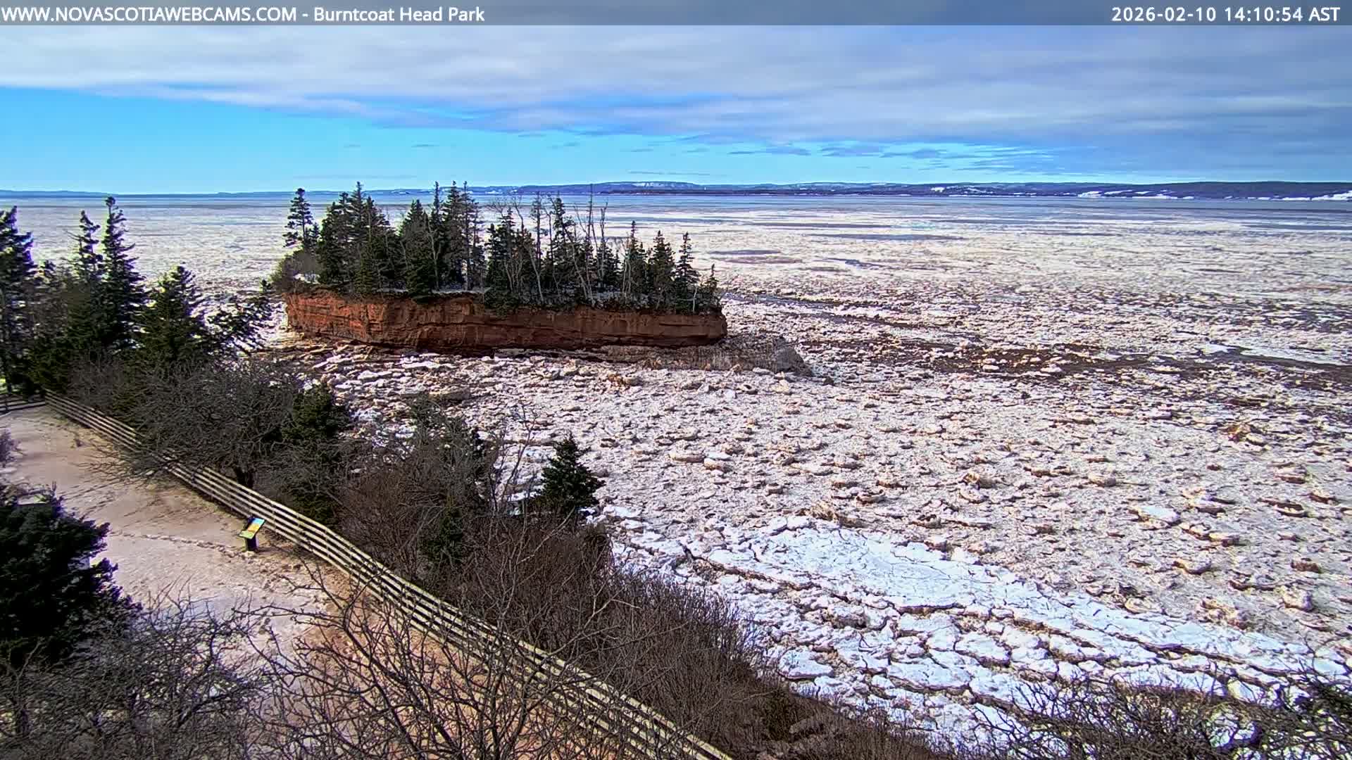 Burntcoat Head Park & Minas Basin Live Cam - East Hants, Hants, Nova Scotia, Canada