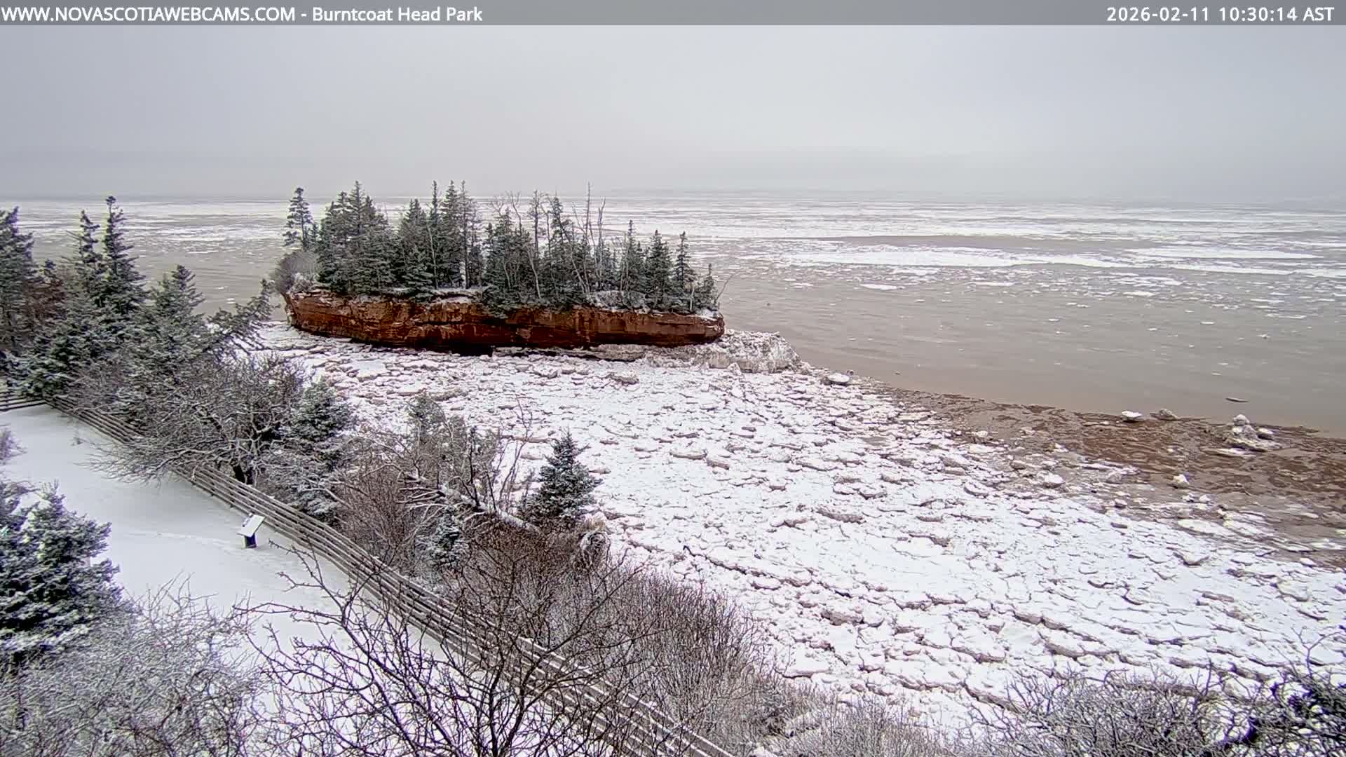 Burntcoat Head Park & Minas Basin Live Cam - East Hants, Hants, Nova Scotia, Canada