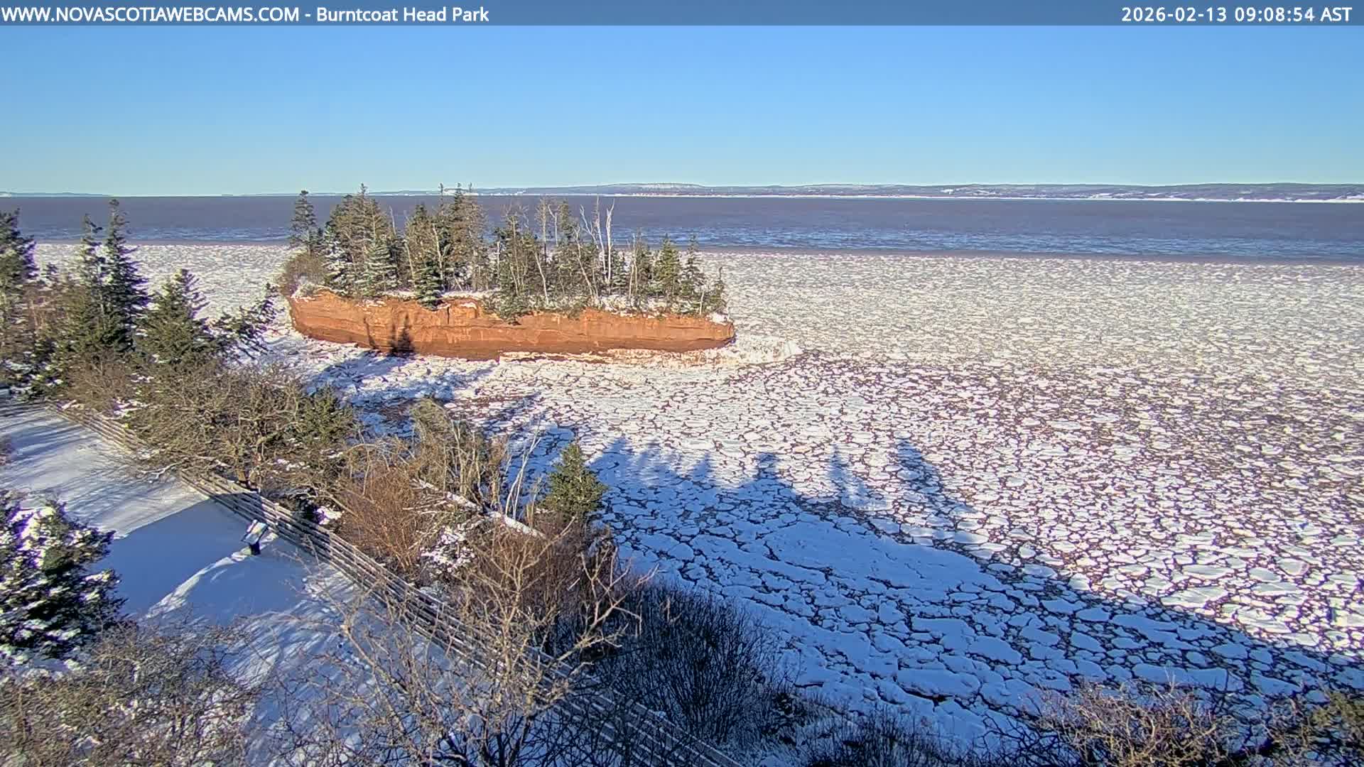 Burntcoat Head Park & Minas Basin Live Cam - East Hants, Hants, Nova Scotia, Canada