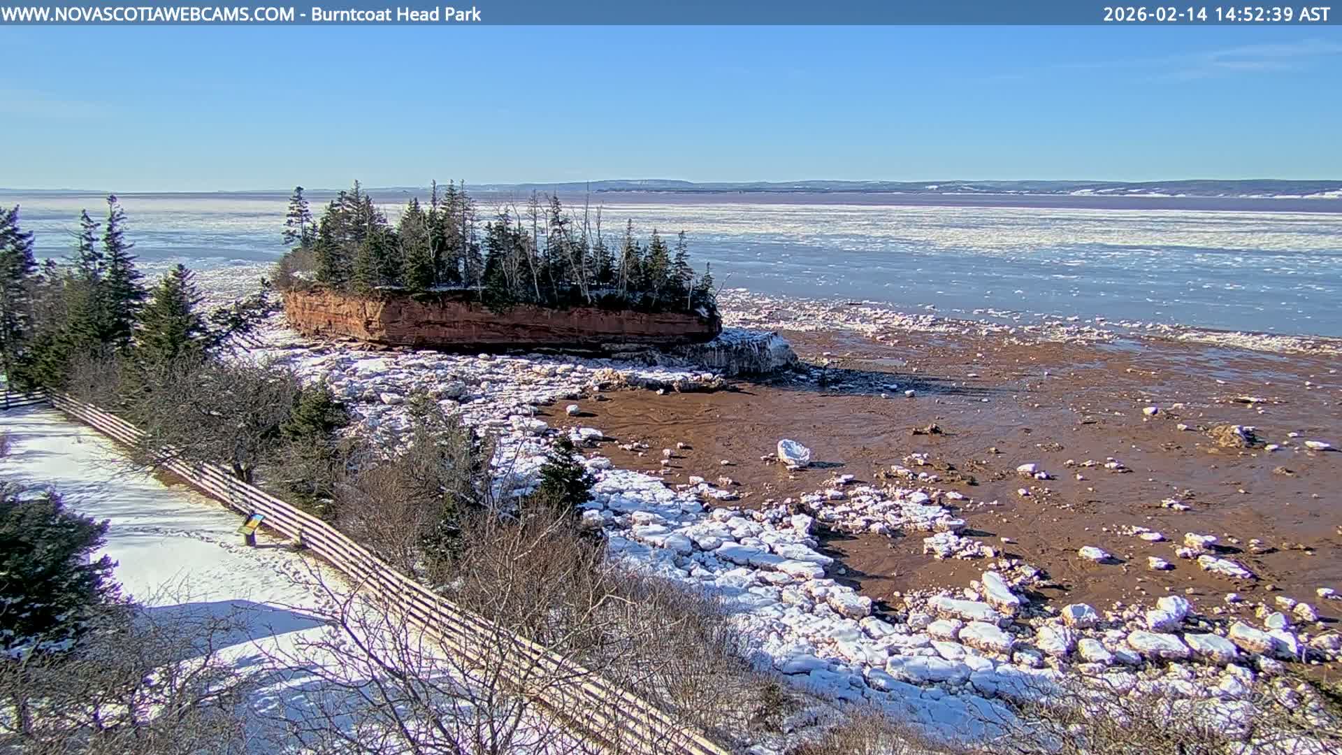 Burntcoat Head Park & Minas Basin Live Cam - East Hants, Hants, Nova Scotia, Canada