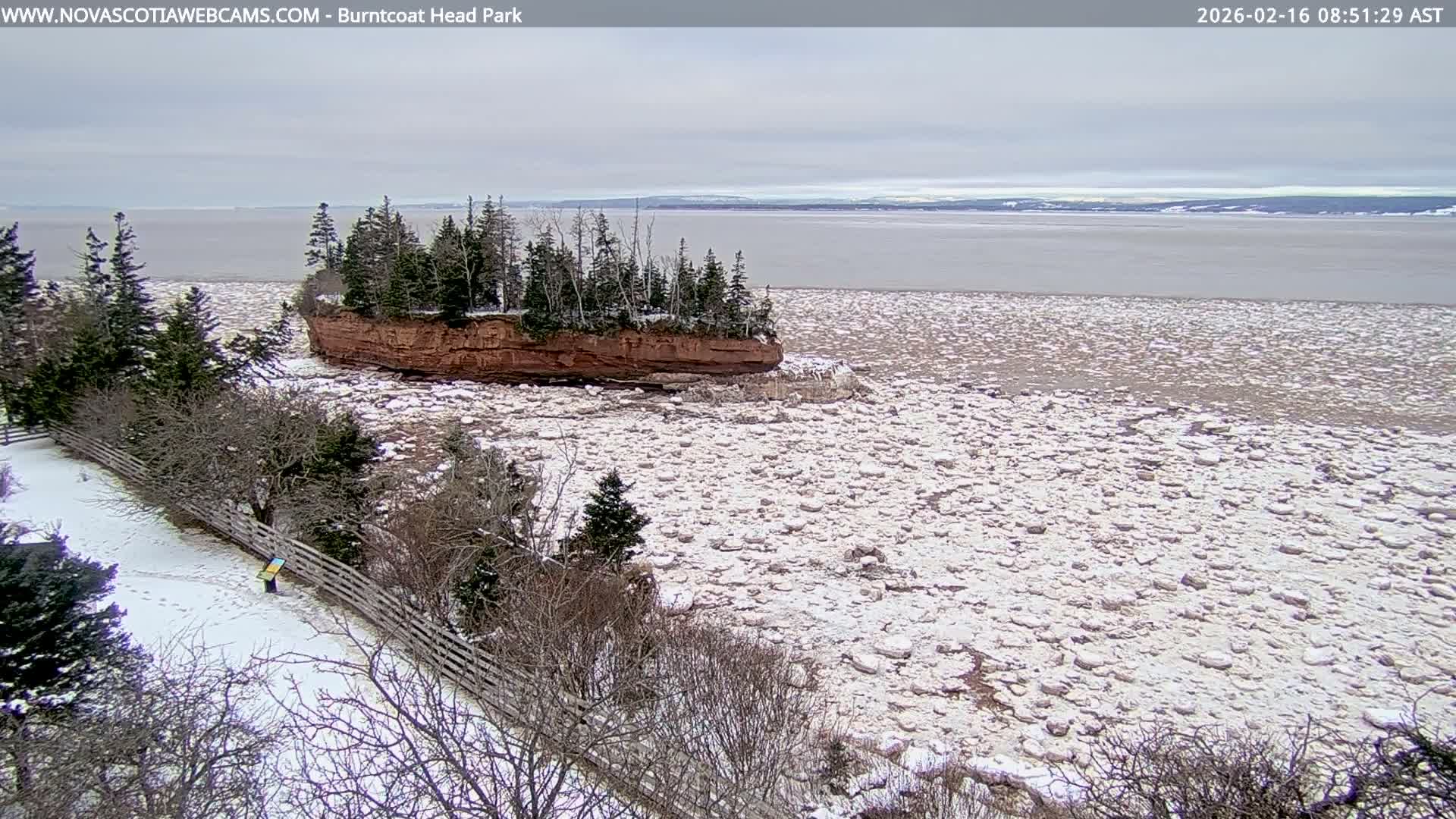 Burntcoat Head Park & Minas Basin Live Cam - East Hants, Hants, Nova Scotia, Canada