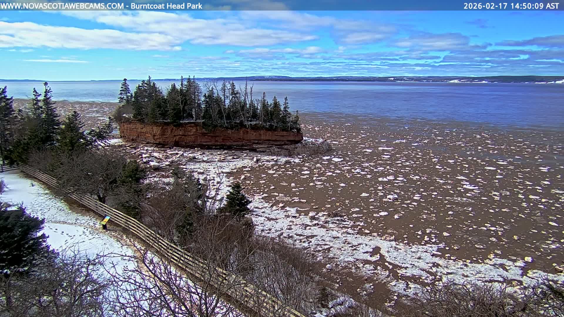 Burntcoat Head Park & Minas Basin Live Cam - East Hants, Hants, Nova Scotia, Canada