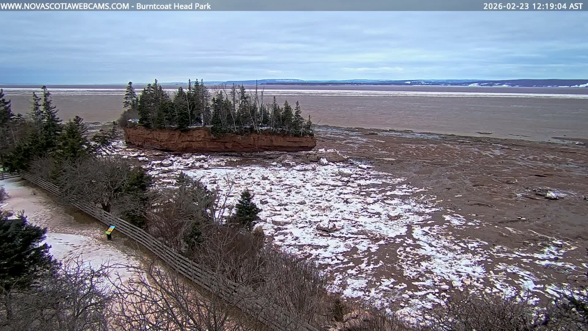 Burntcoat Head Park & Minas Basin Live Cam - East Hants, Hants, Nova Scotia, Canada