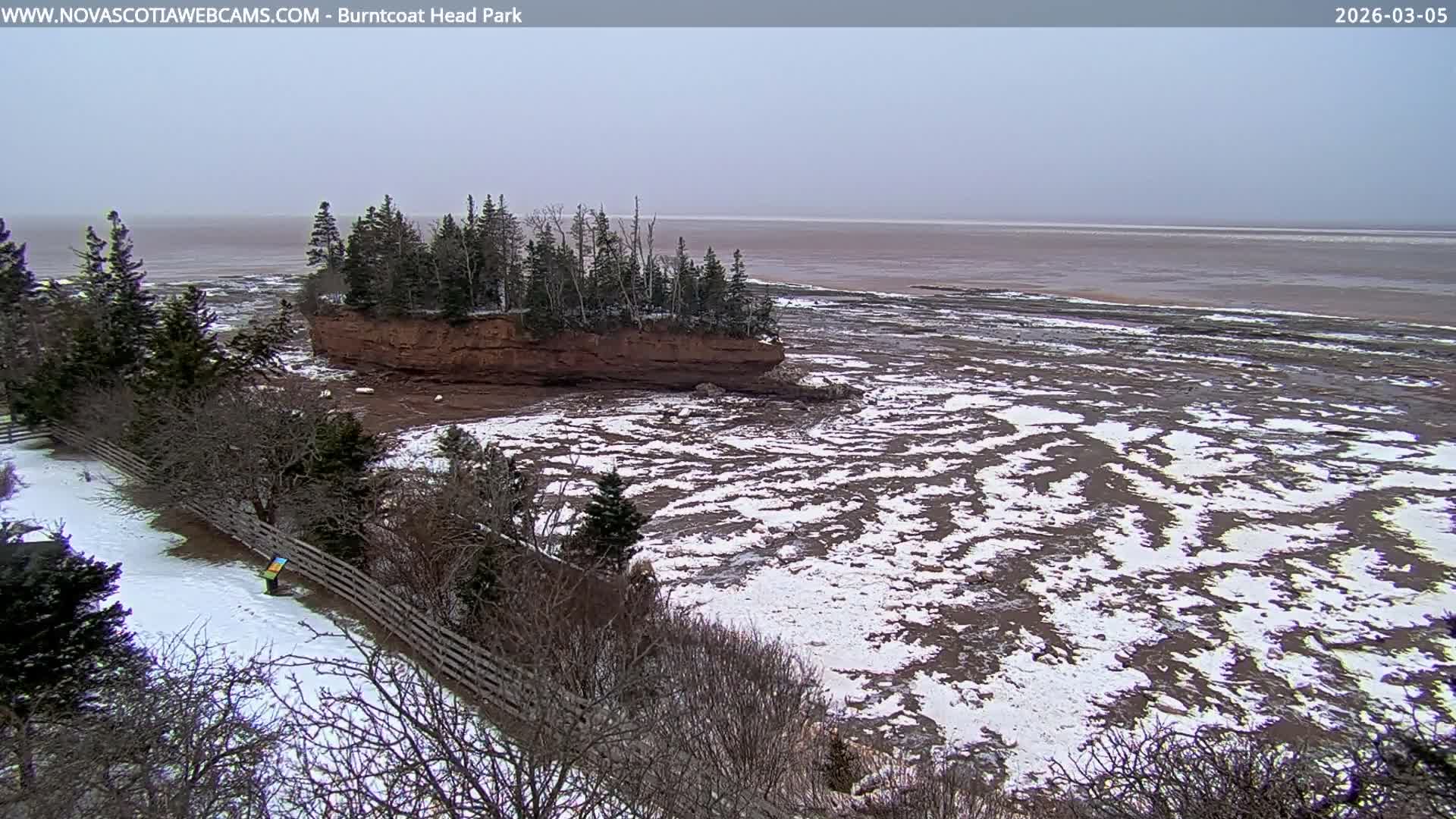 Burntcoat Head Park & Minas Basin Live Cam - East Hants, Hants, Nova Scotia, Canada