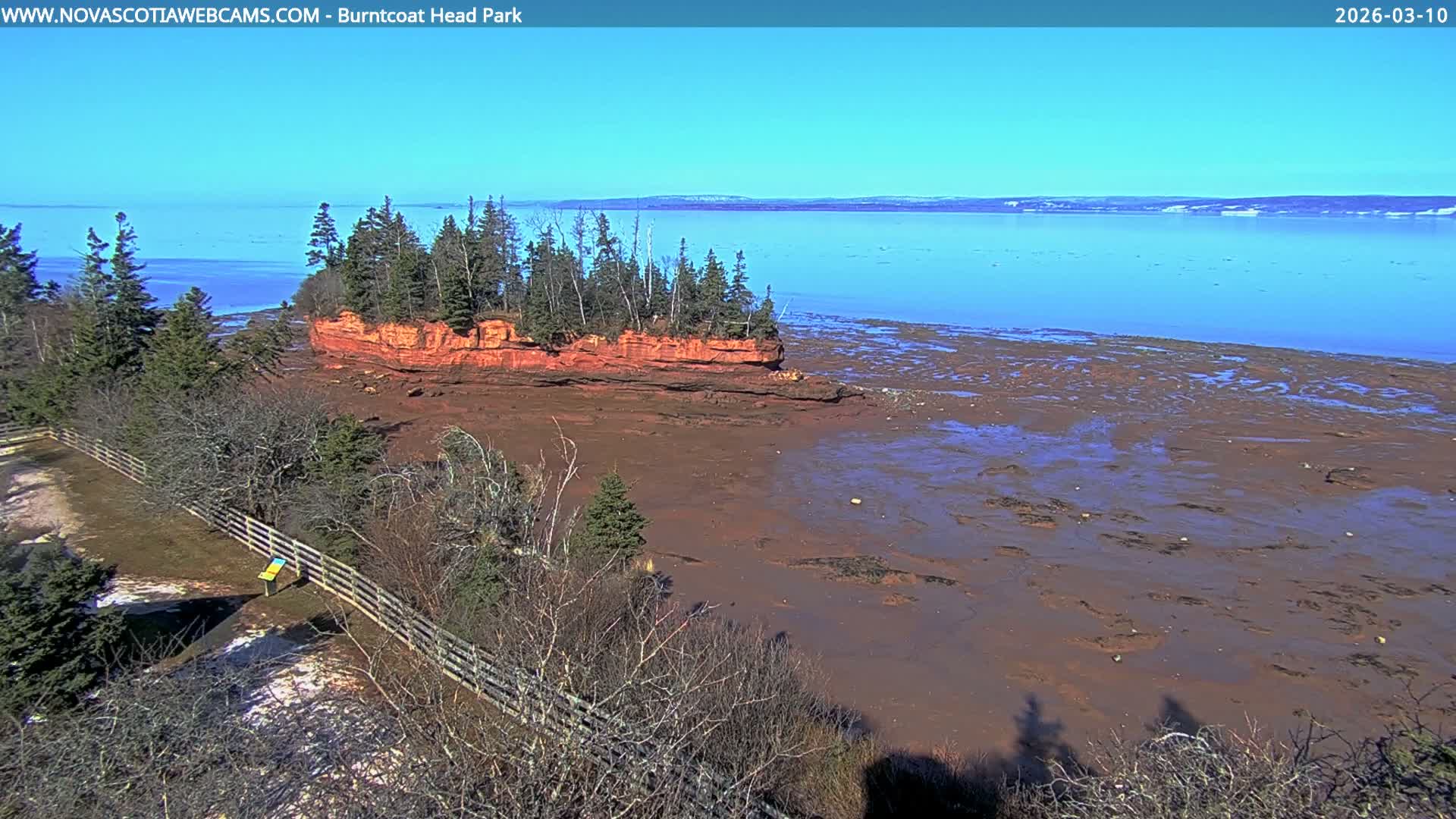Burntcoat Head Park & Minas Basin Live Cam - East Hants, Hants, Nova Scotia, Canada