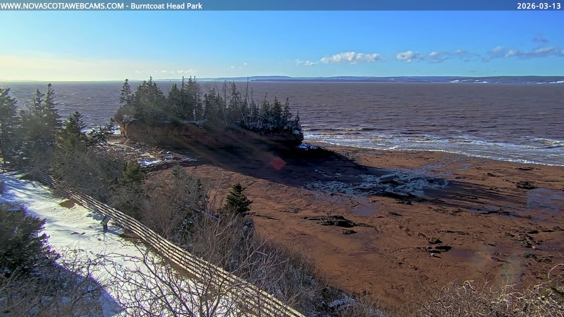 Burntcoat Head Park & Minas Basin Live Cam - East Hants, Hants, Nova Scotia, Canada