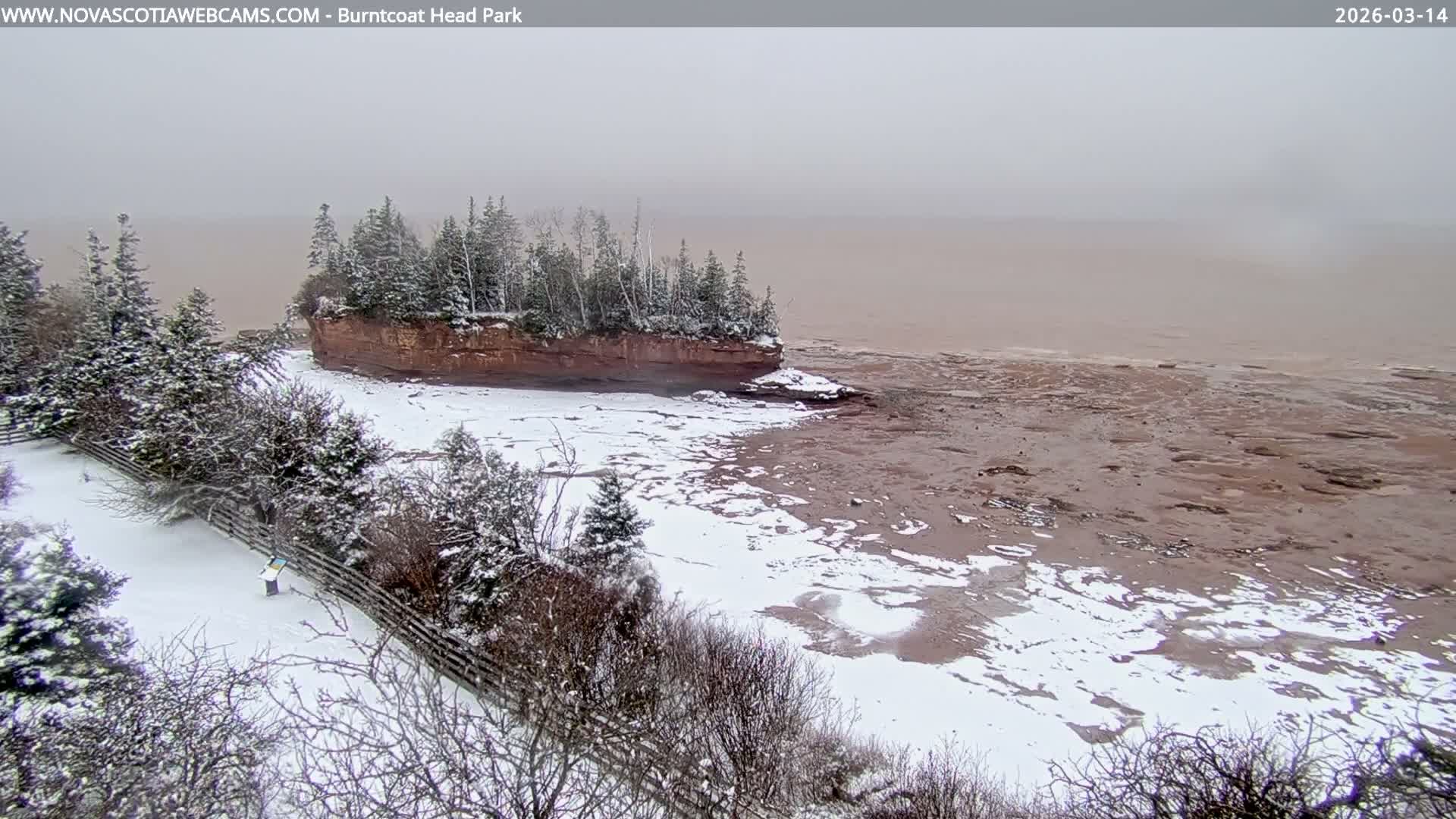 Burntcoat Head Park & Minas Basin Live Cam - East Hants, Hants, Nova Scotia, Canada
