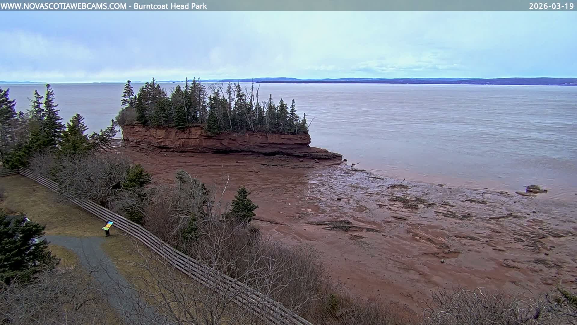 Burntcoat Head Park & Minas Basin Live Cam - East Hants, Hants, Nova Scotia, Canada