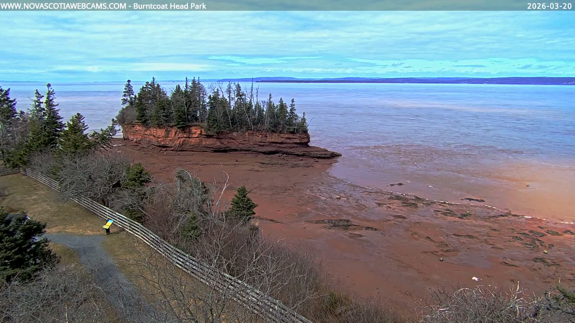 Burntcoat Head Park & Minas Basin Live Cam - East Hants, Hants, Nova Scotia, Canada