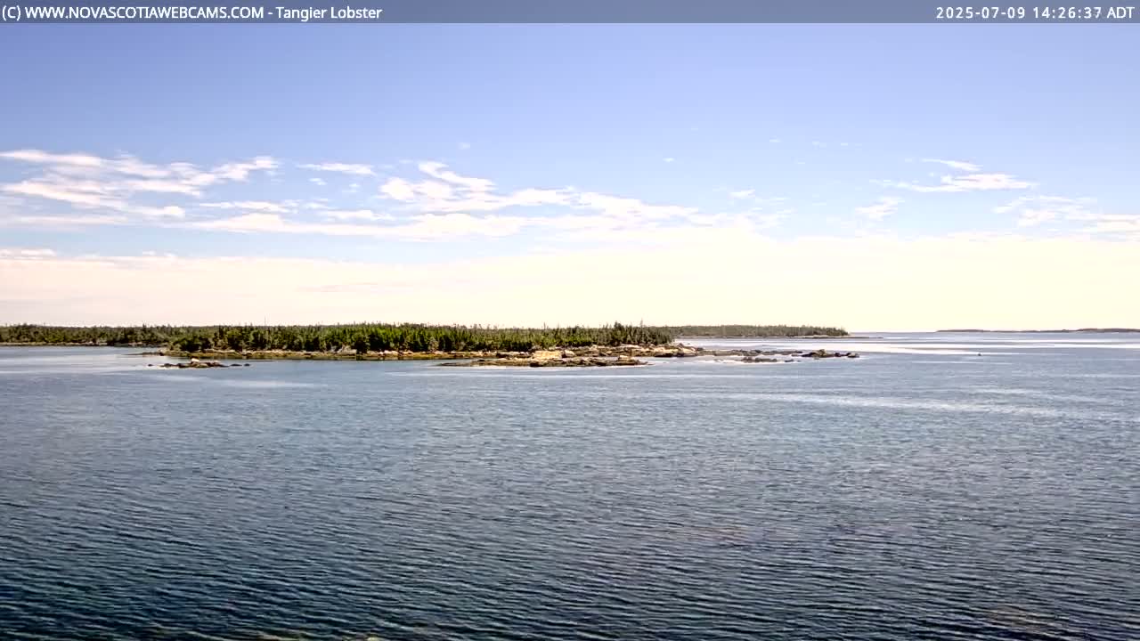 Tangier Coast, Hog Island  & Mason Cove Live Cam - Tangier, Halifax Regional Municipality, Nova Scotia, Canada