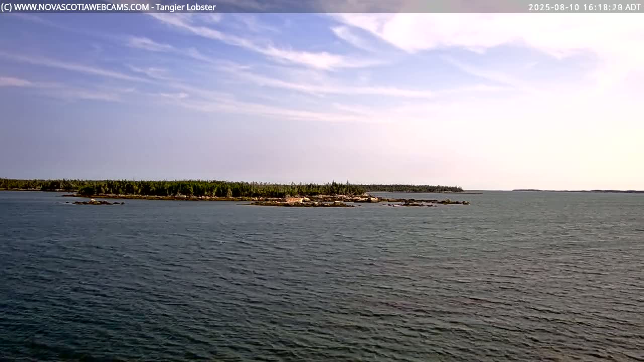 Tangier Coast, Hog Island  & Mason Cove Live Cam - Tangier, Halifax Regional Municipality, Nova Scotia, Canada