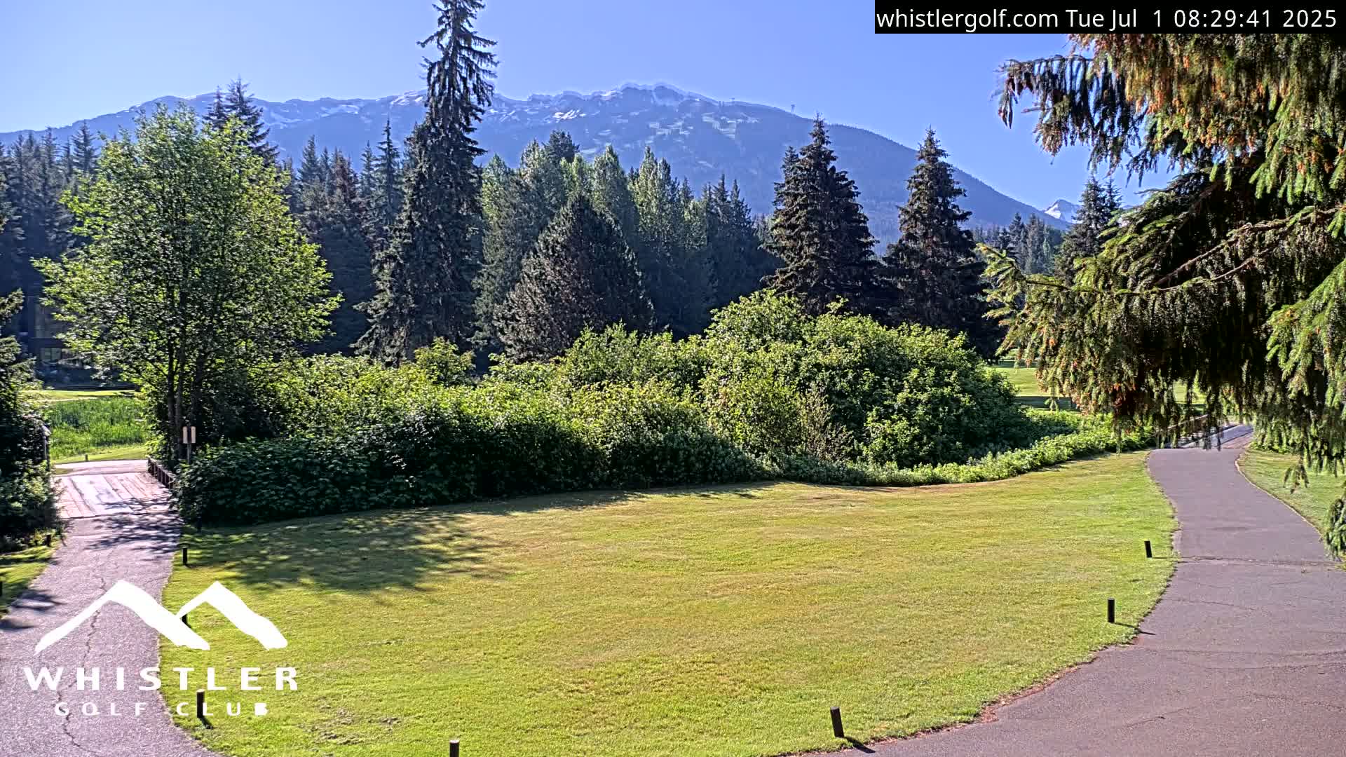 Whistler Golf Club 9th Hole Area Live Cam - Whistler,  Squamish-Lillooet, Sea to Sky Country, British Columbia, Canada