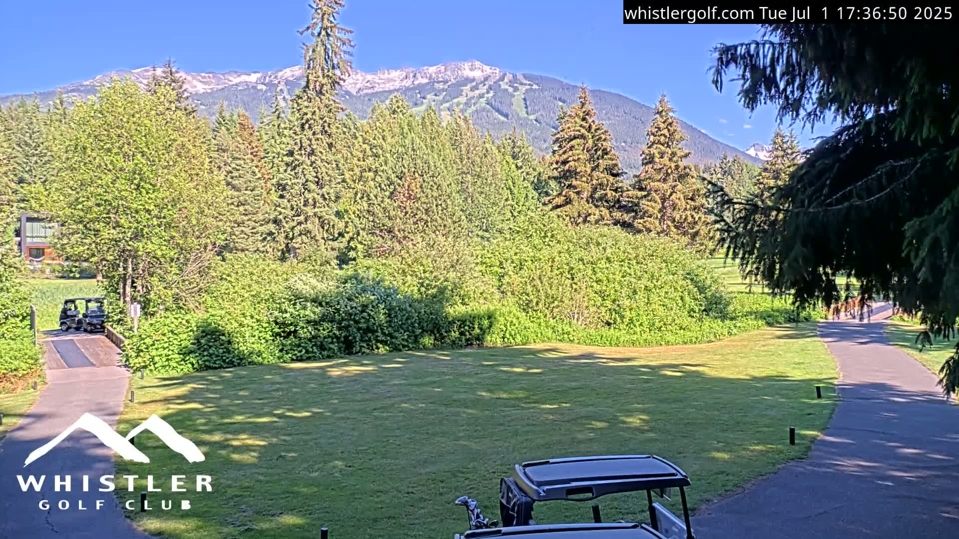Whistler Golf Club 9th Hole Area Live Cam - Whistler,  Squamish-Lillooet, Sea to Sky Country, British Columbia, Canada