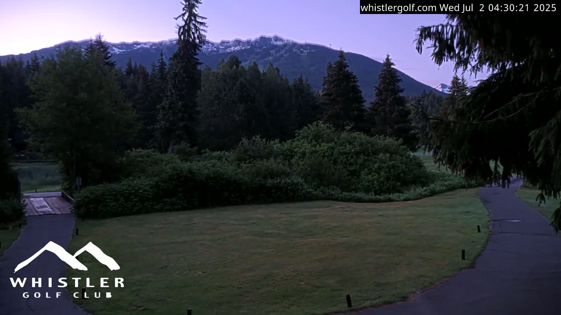 Whistler Golf Club 9th Hole Area Live Cam - Whistler,  Squamish-Lillooet, Sea to Sky Country, British Columbia, Canada