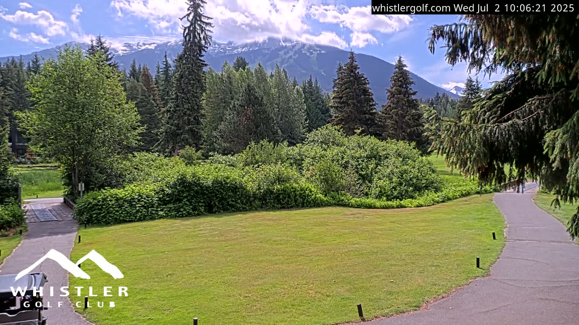 Whistler Golf Club 9th Hole Area Live Cam - Whistler,  Squamish-Lillooet, Sea to Sky Country, British Columbia, Canada