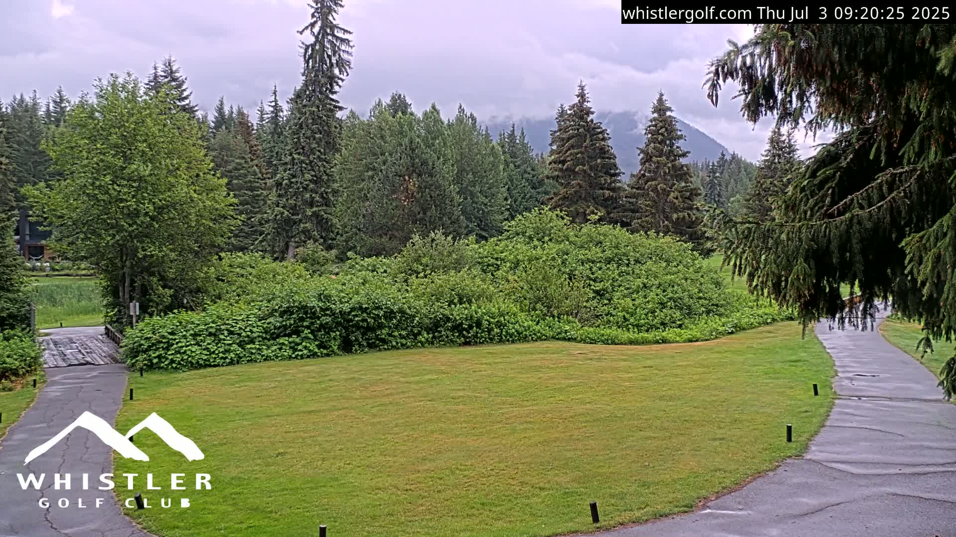Whistler Golf Club 9th Hole Area Live Cam - Whistler,  Squamish-Lillooet, Sea to Sky Country, British Columbia, Canada