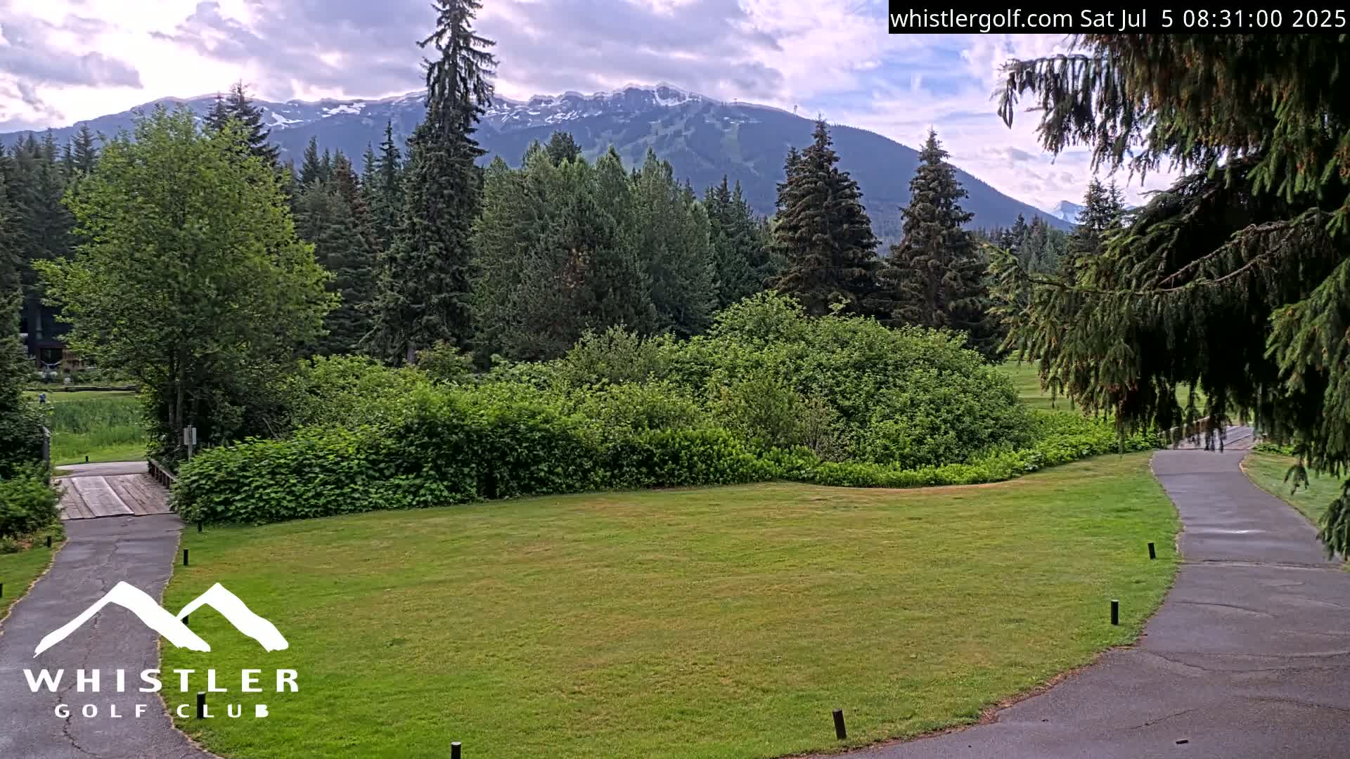 Whistler Golf Club 9th Hole Area Live Cam - Whistler,  Squamish-Lillooet, Sea to Sky Country, British Columbia, Canada