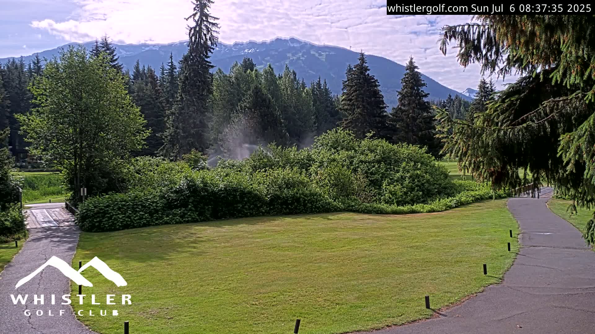 Whistler Golf Club 9th Hole Area Live Cam - Whistler,  Squamish-Lillooet, Sea to Sky Country, British Columbia, Canada