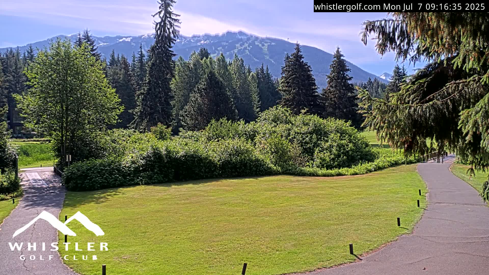 Whistler Golf Club 9th Hole Area Live Cam - Whistler,  Squamish-Lillooet, Sea to Sky Country, British Columbia, Canada