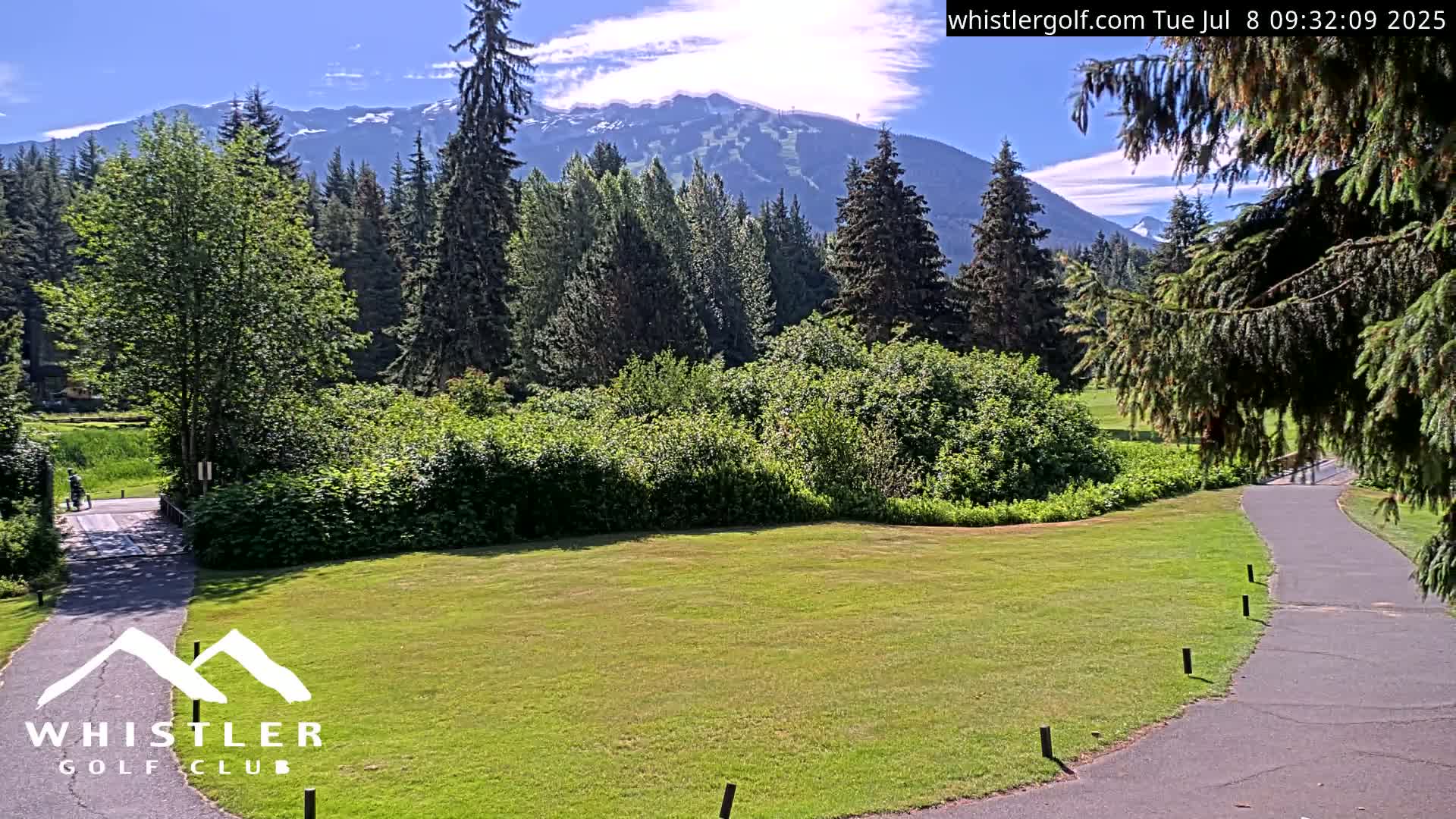 Whistler Golf Club 9th Hole Area Live Cam - Whistler,  Squamish-Lillooet, Sea to Sky Country, British Columbia, Canada