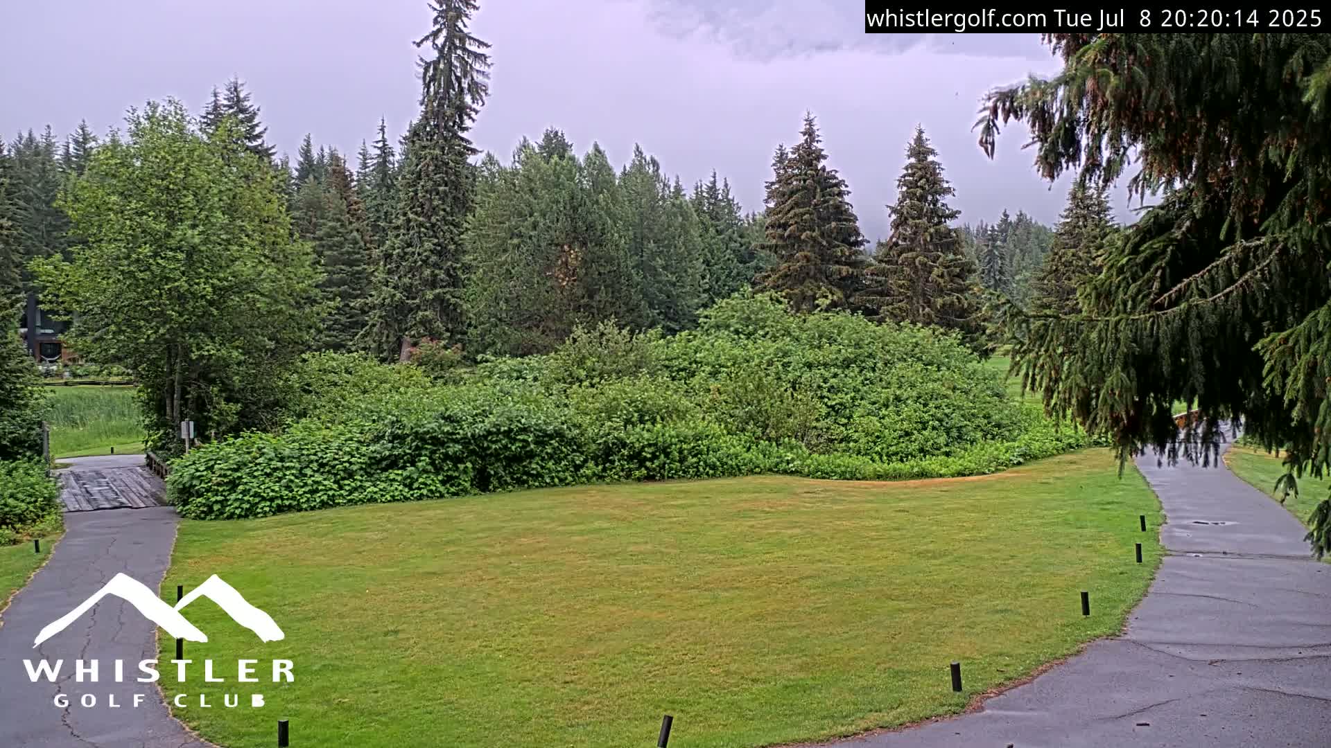 Whistler Golf Club 9th Hole Area Live Cam - Whistler,  Squamish-Lillooet, Sea to Sky Country, British Columbia, Canada