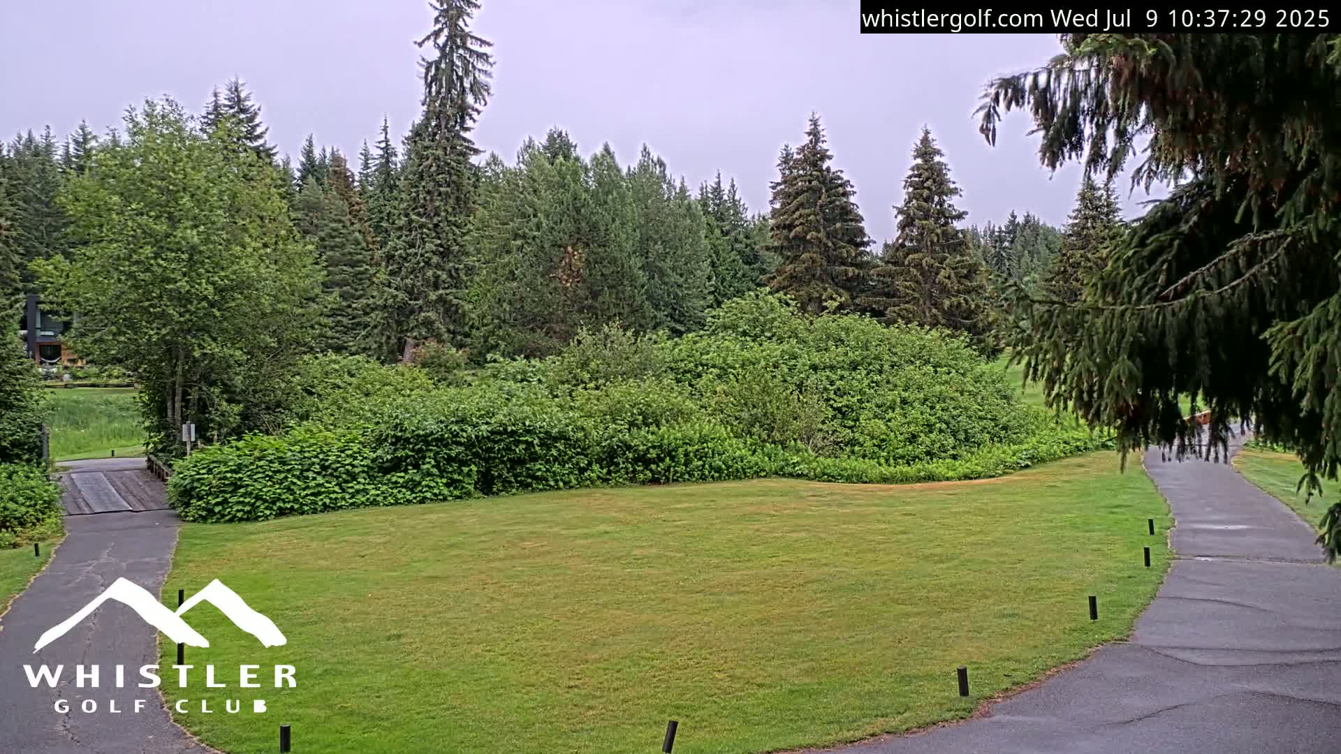 Whistler Golf Club 9th Hole Area Live Cam - Whistler,  Squamish-Lillooet, Sea to Sky Country, British Columbia, Canada