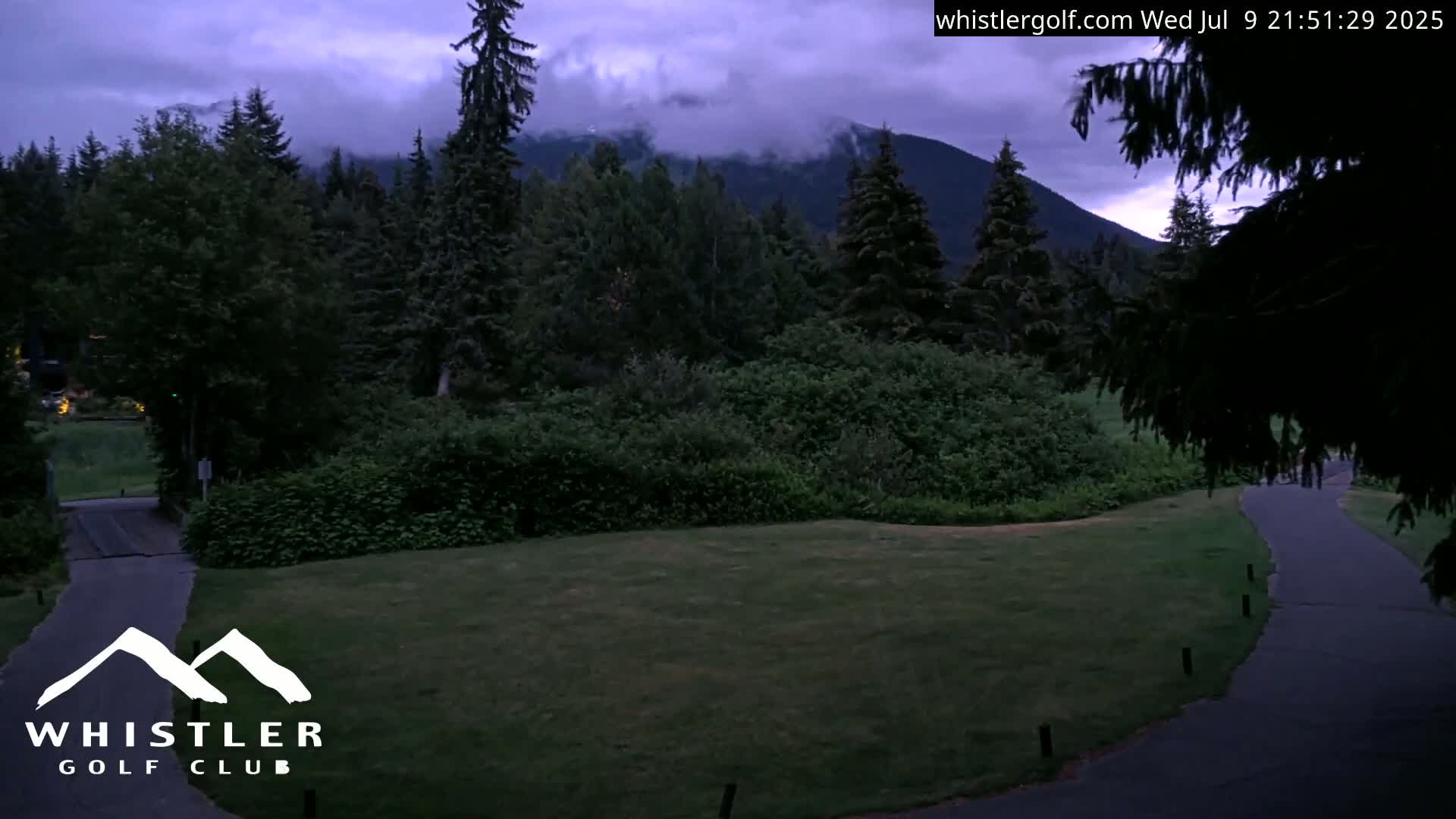 Whistler Golf Club 9th Hole Area Live Cam - Whistler,  Squamish-Lillooet, Sea to Sky Country, British Columbia, Canada