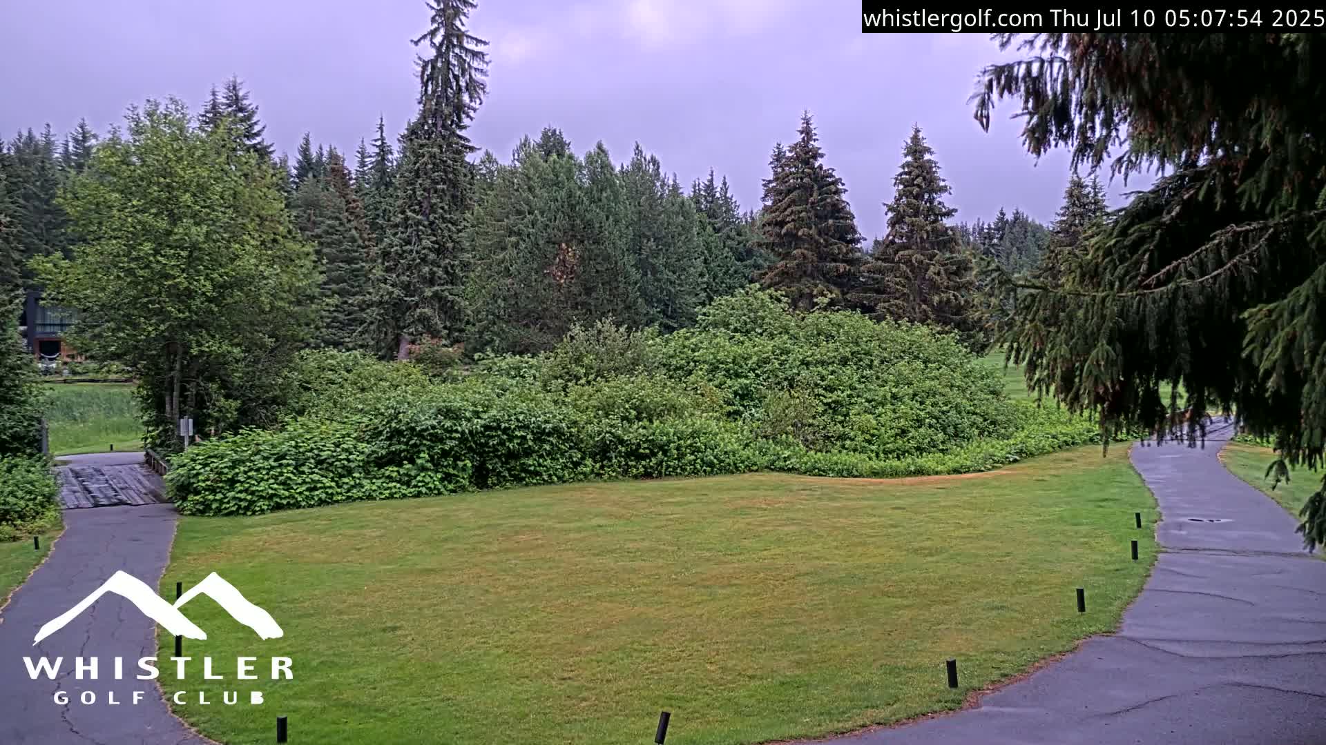 Whistler Golf Club 9th Hole Area Live Cam - Whistler,  Squamish-Lillooet, Sea to Sky Country, British Columbia, Canada