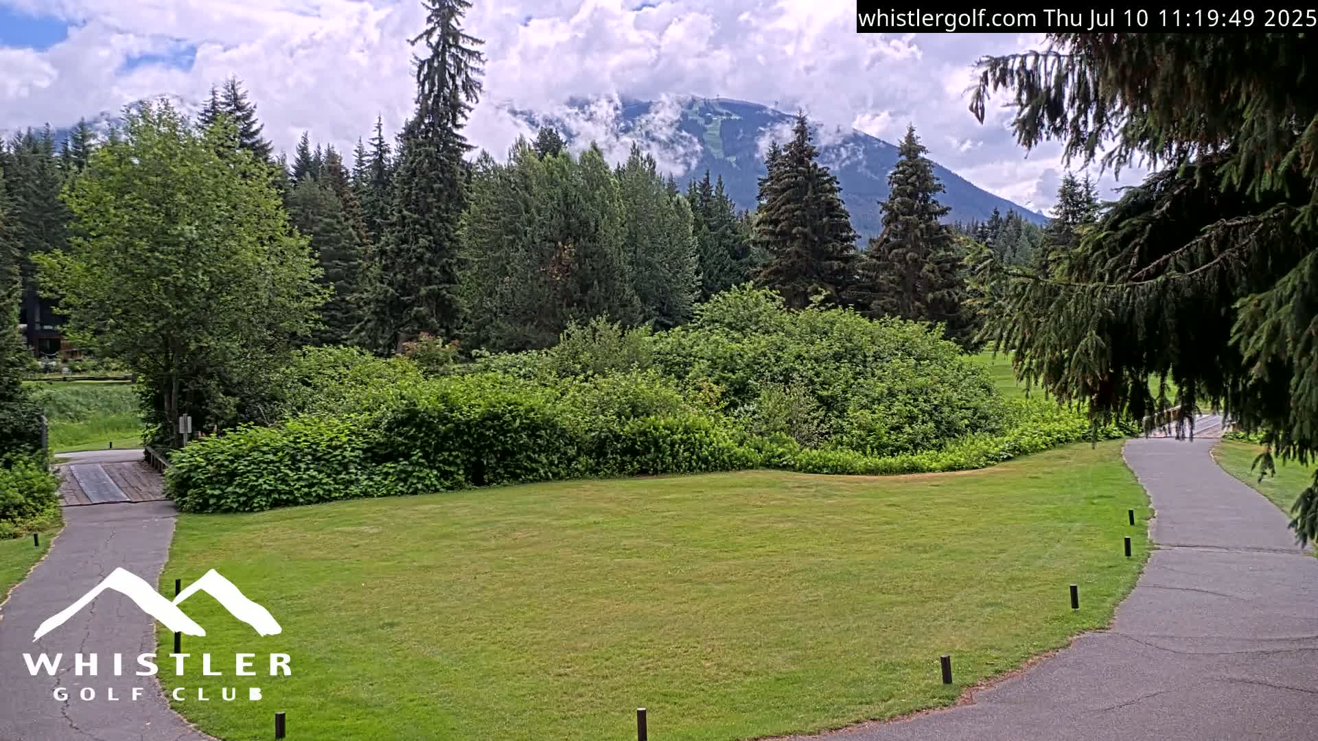 Whistler Golf Club 9th Hole Area Live Cam - Whistler,  Squamish-Lillooet, Sea to Sky Country, British Columbia, Canada