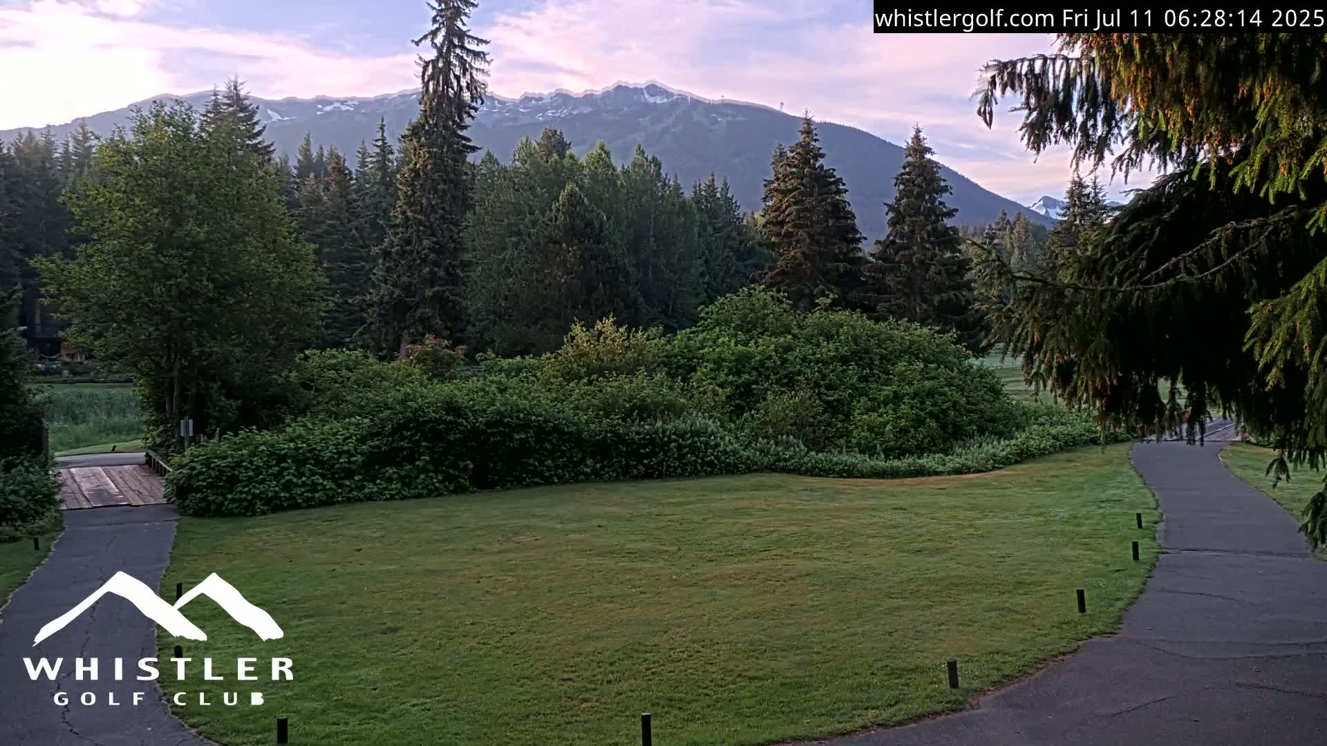 Whistler Golf Club 9th Hole Area Live Cam - Whistler,  Squamish-Lillooet, Sea to Sky Country, British Columbia, Canada