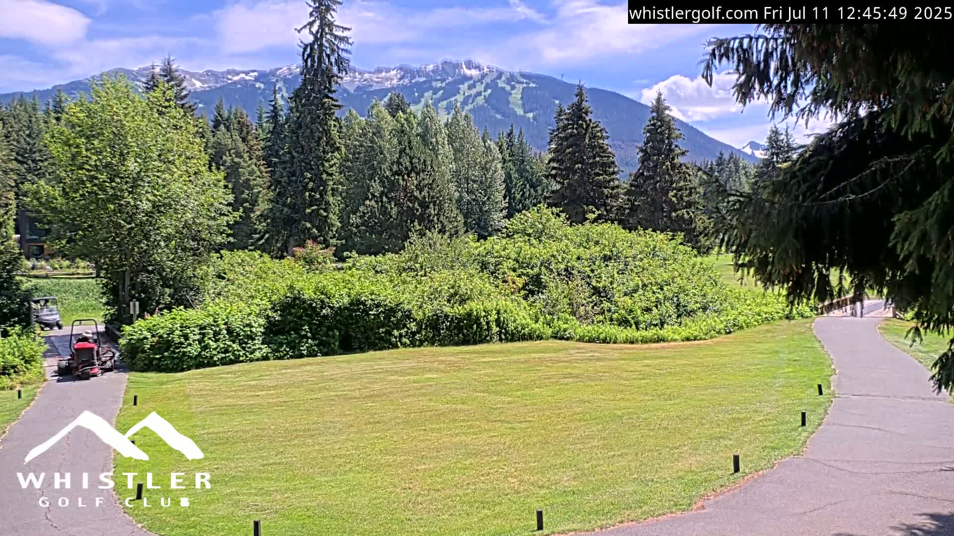 Whistler Golf Club 9th Hole Area Live Cam - Whistler,  Squamish-Lillooet, Sea to Sky Country, British Columbia, Canada