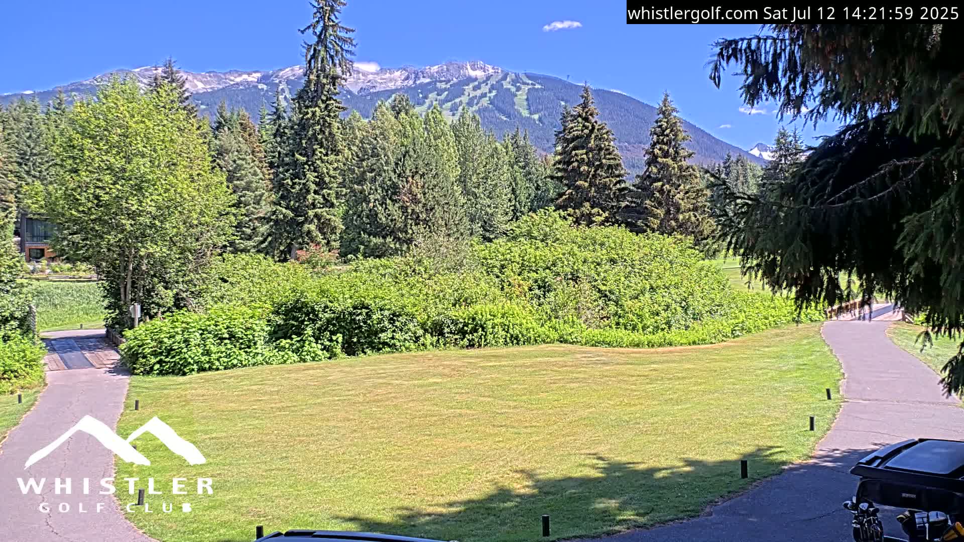 Whistler Golf Club 9th Hole Area Live Cam - Whistler,  Squamish-Lillooet, Sea to Sky Country, British Columbia, Canada