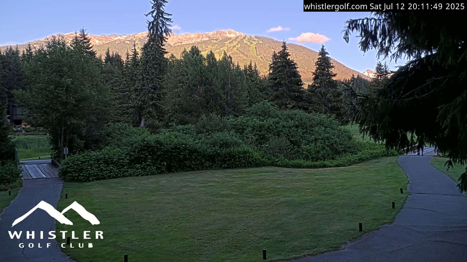 Whistler Golf Club 9th Hole Area Live Cam - Whistler,  Squamish-Lillooet, Sea to Sky Country, British Columbia, Canada