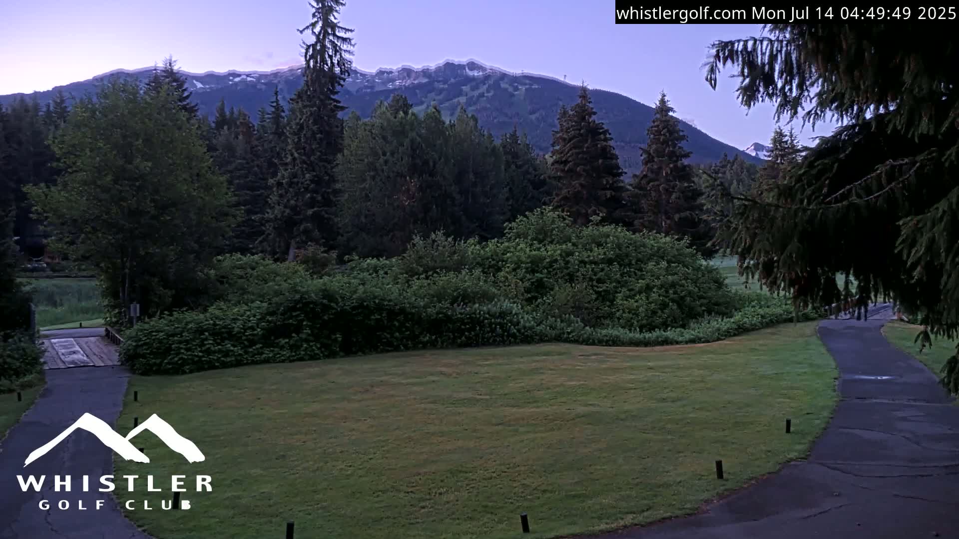Whistler Golf Club 9th Hole Area Live Cam - Whistler,  Squamish-Lillooet, Sea to Sky Country, British Columbia, Canada